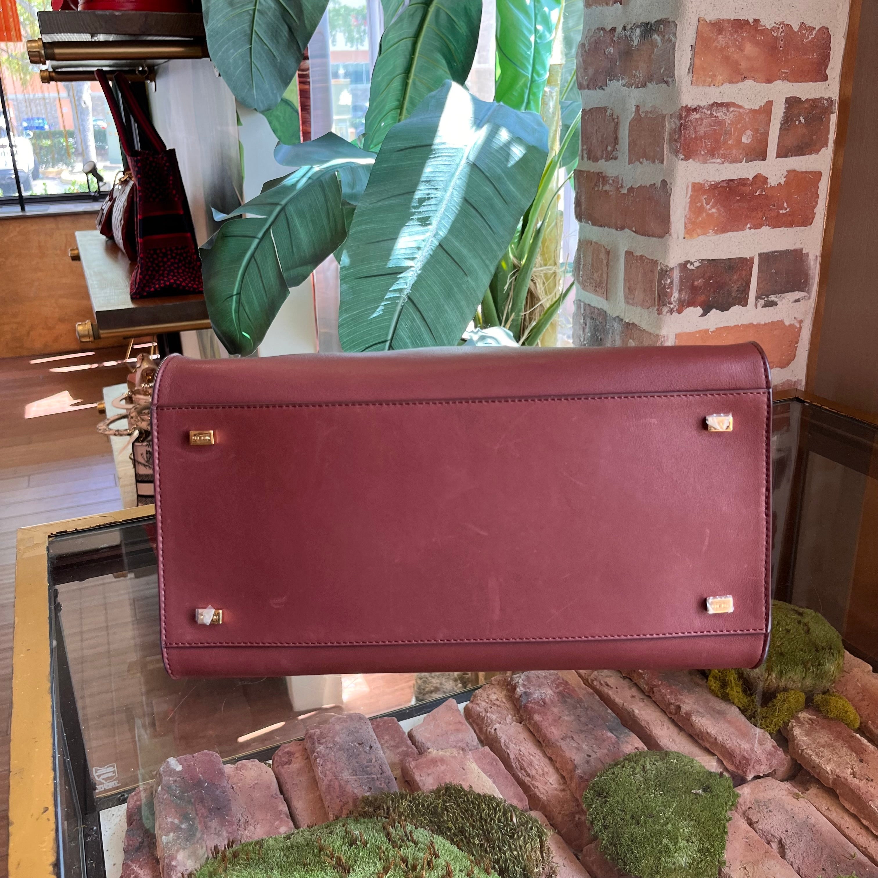 THE ROW Margaux 12 Brown Calfskin Tote Bag