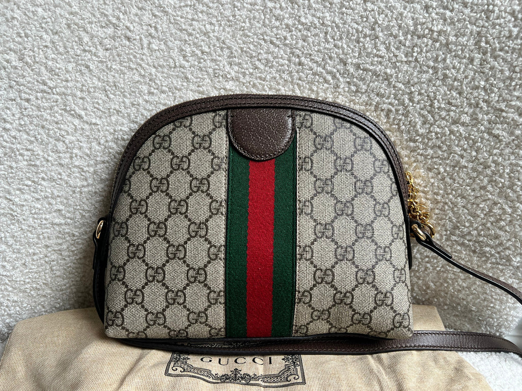 Gucci Ophidia GG Supreme Rounded Top Shoulder Bag (RRP £1,380)