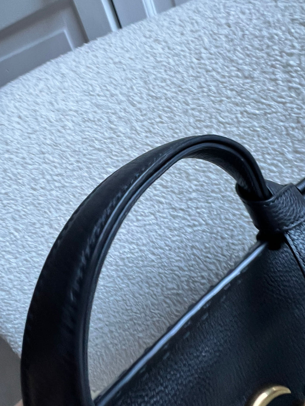 Gucci GG Black Medium Marmont Top Handle Bag