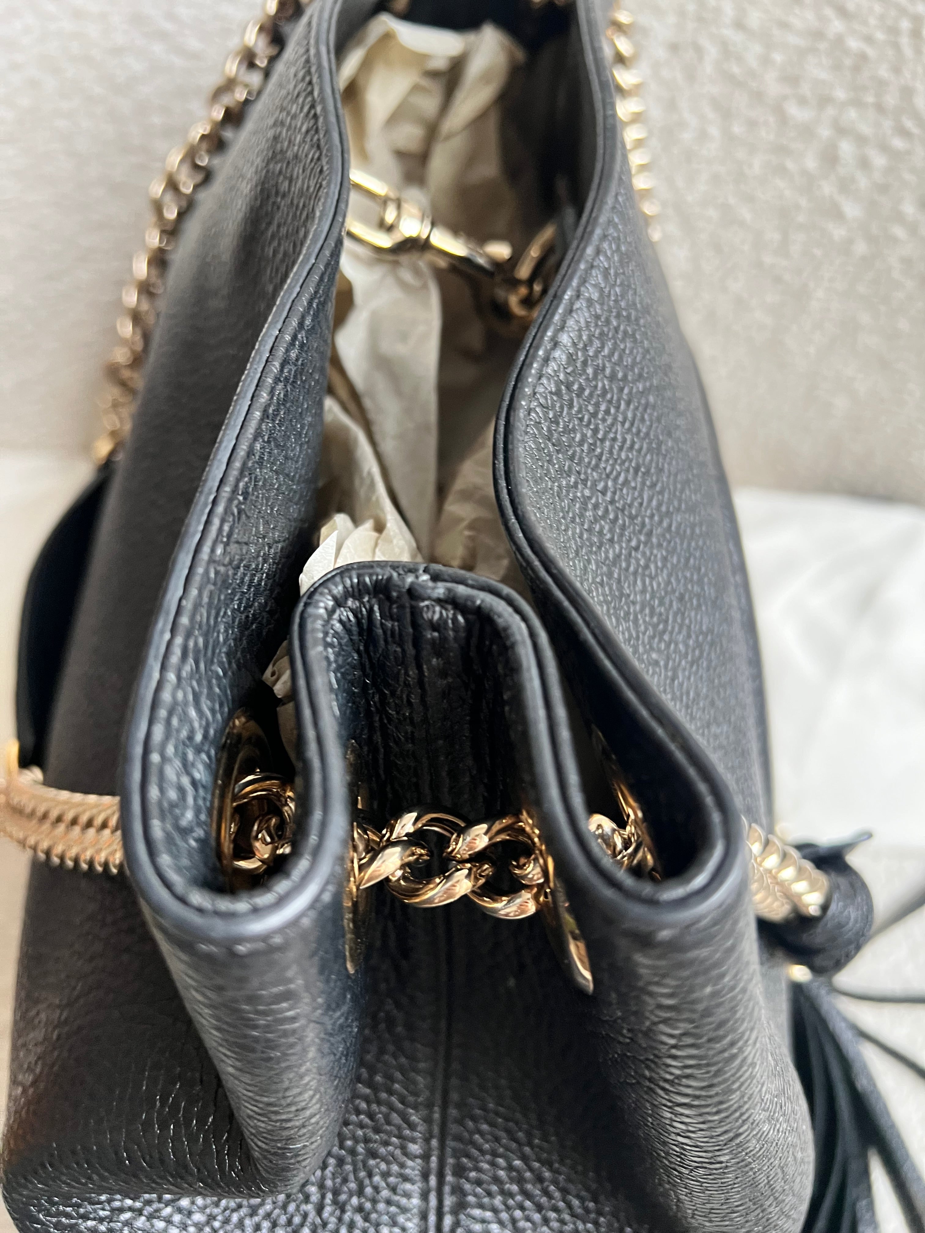 Gucci Black Soho Chain Tote (RRP £1350)
