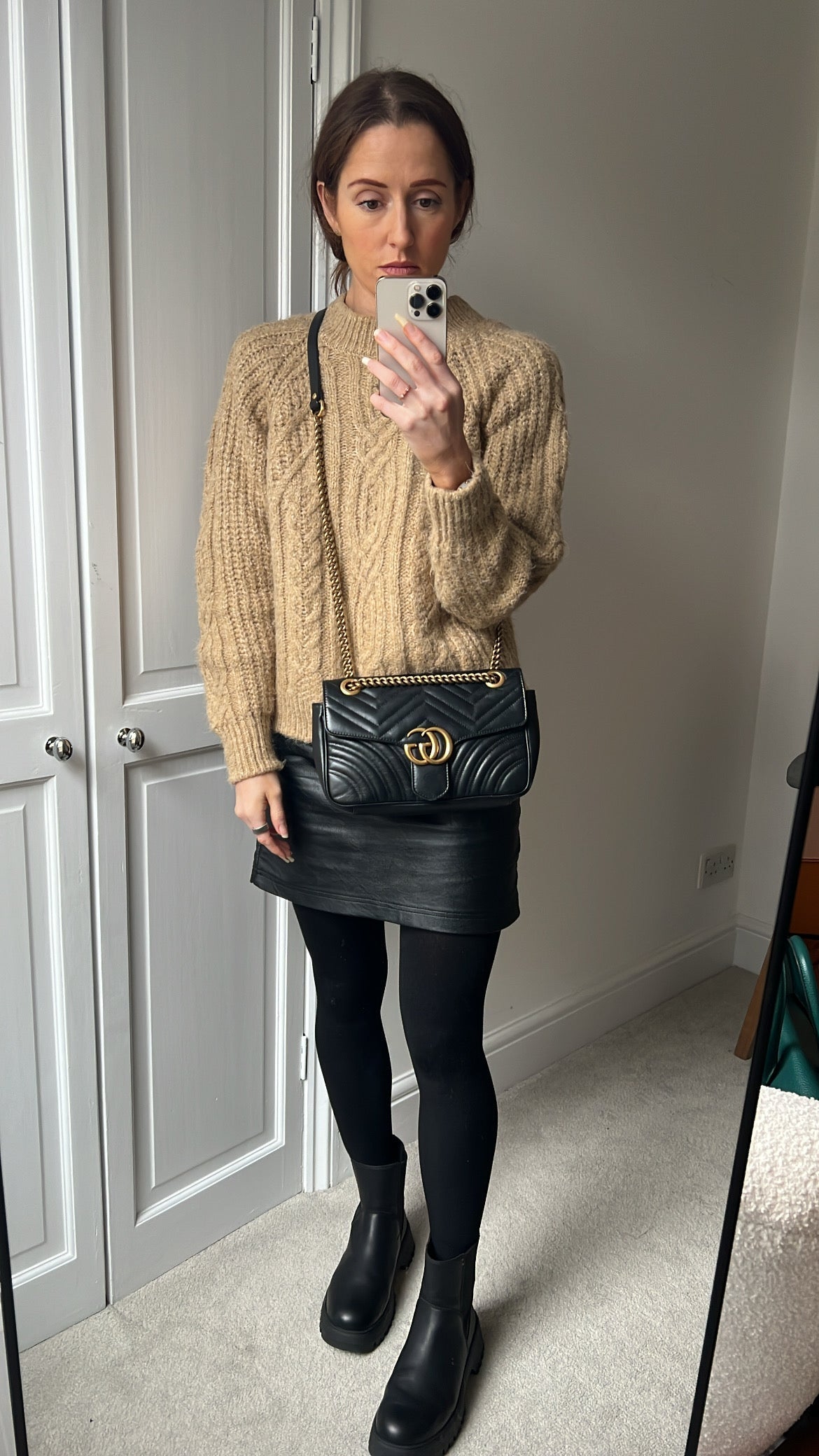 Gucci GG Black Marmont Small Shoulder Bag (RRP £2070)