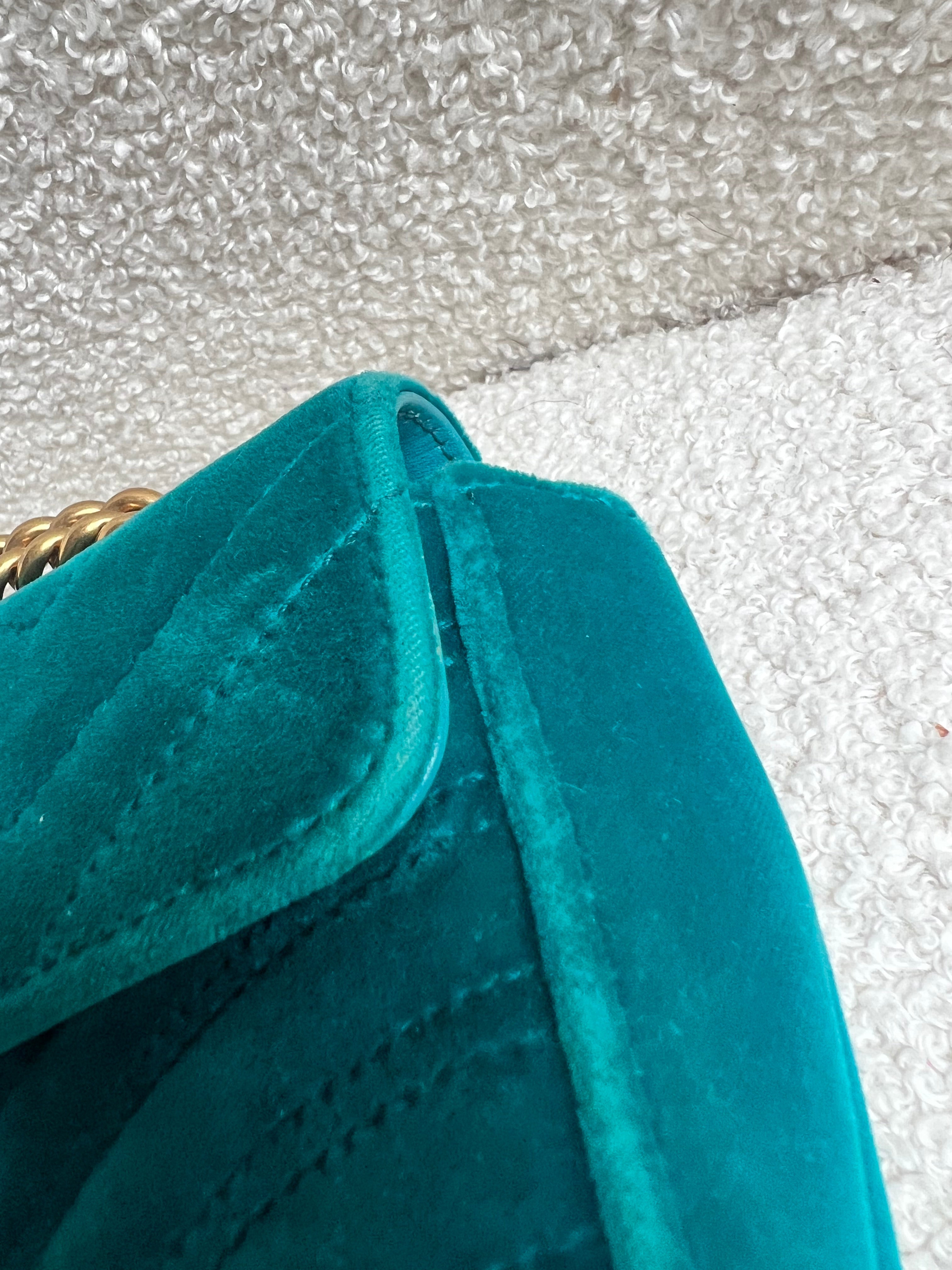 Gucci GG Mini Velvet Marmont Mini Shoulder Bag (RRP £1295)