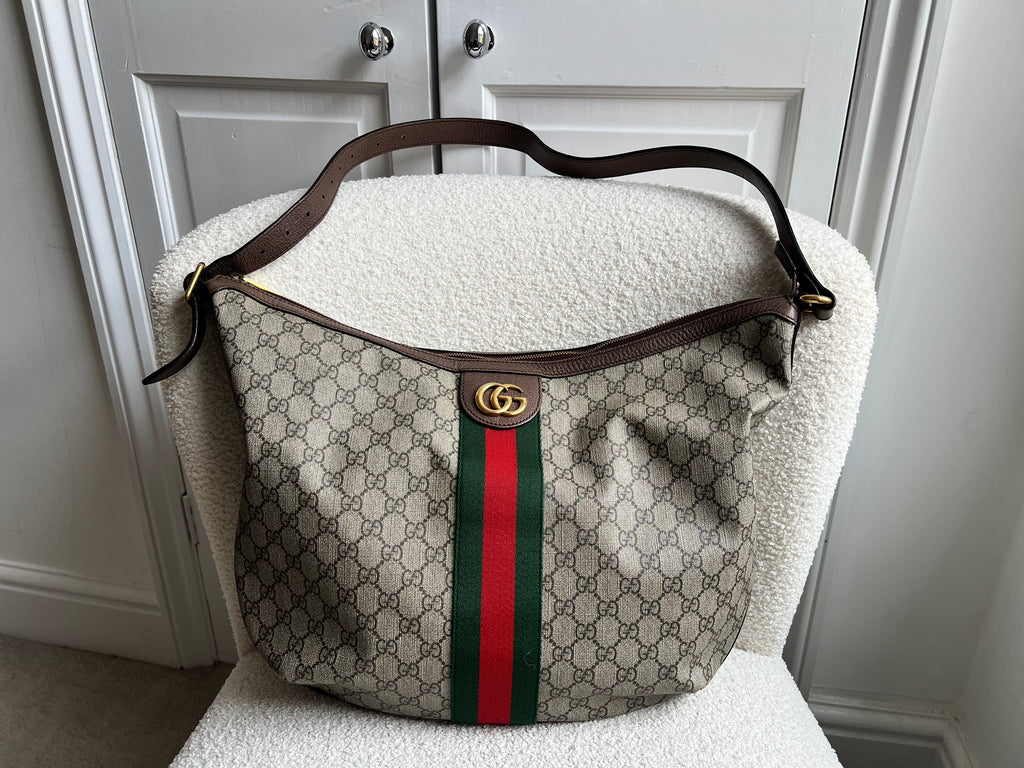 Gucci GG Supreme Ophidia Large Shoulder Bag (RRP £1190)