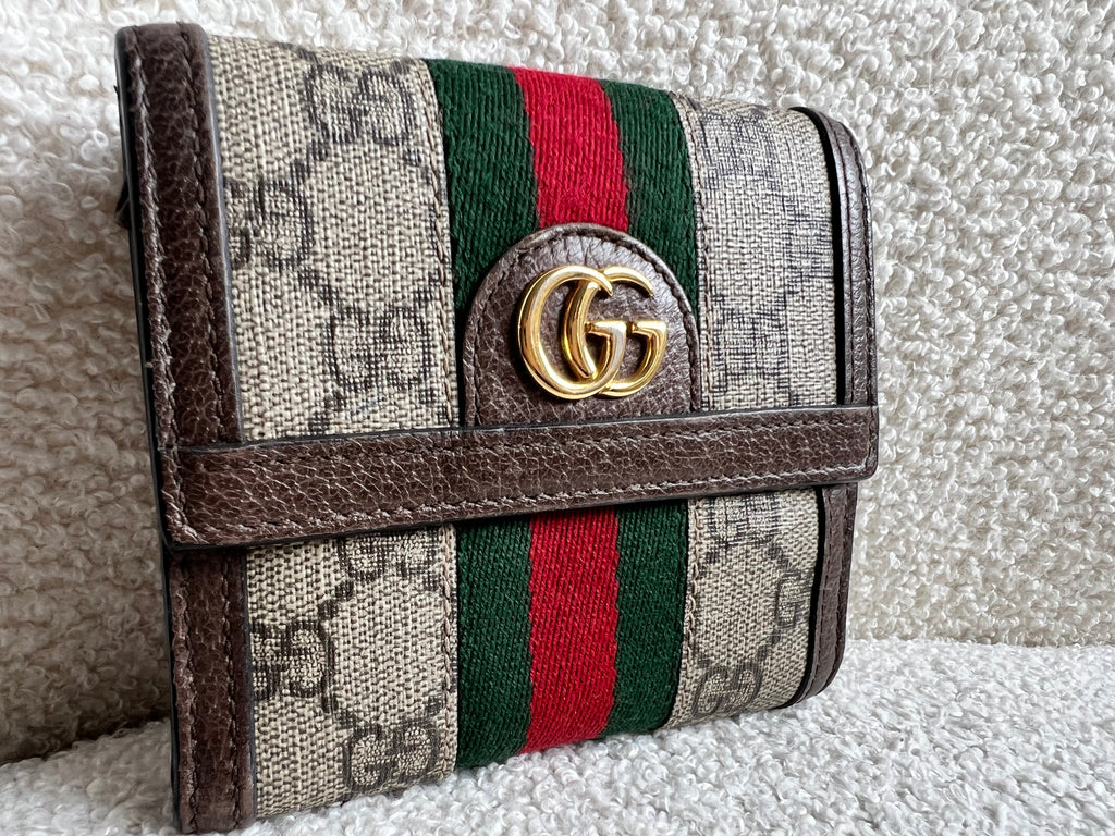 Gucci Ophidia Supreme French Small Wallet Purse