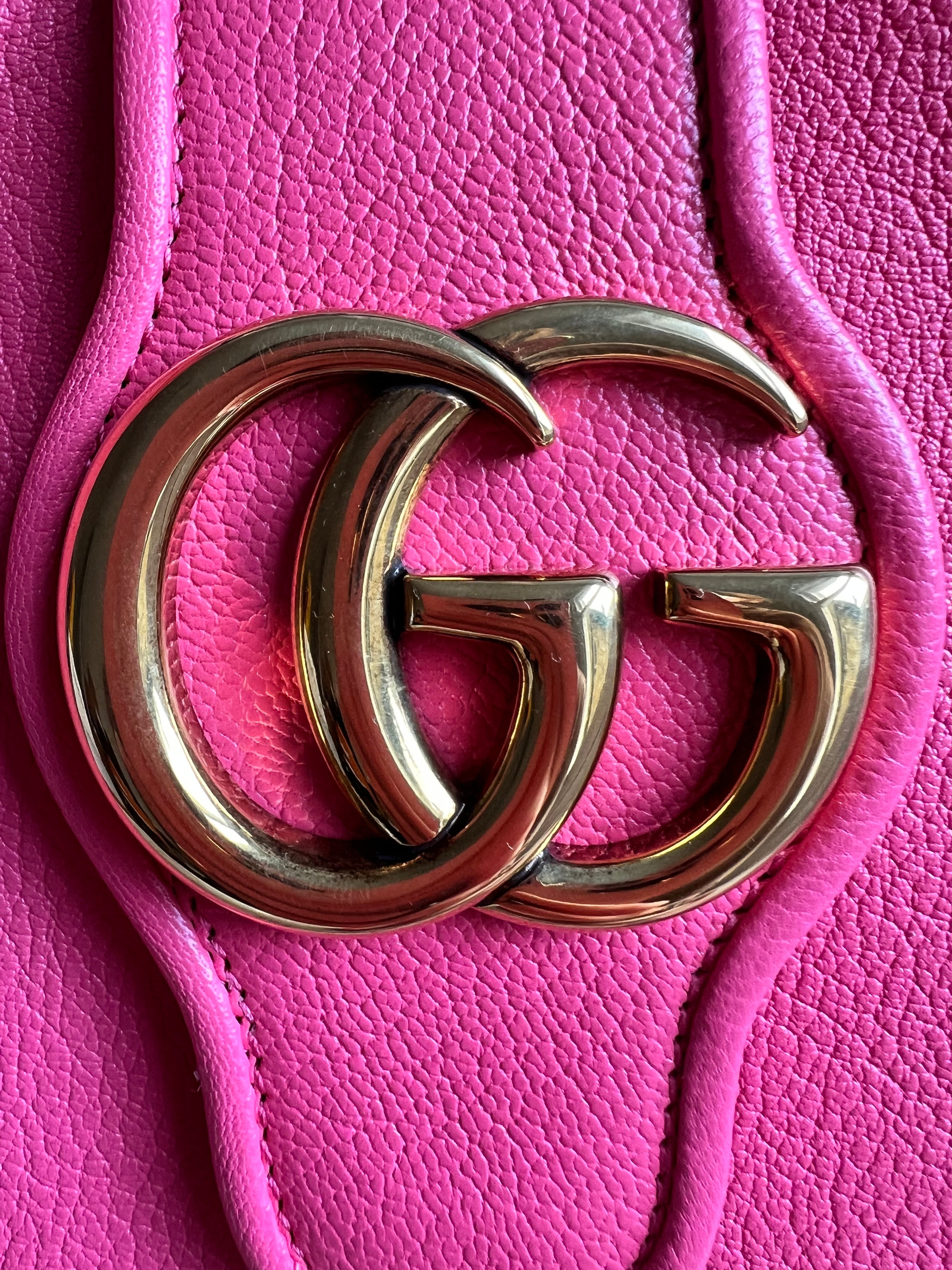 Gucci Pink Large Aphrodite Shoulder Bag (RRP £1760)