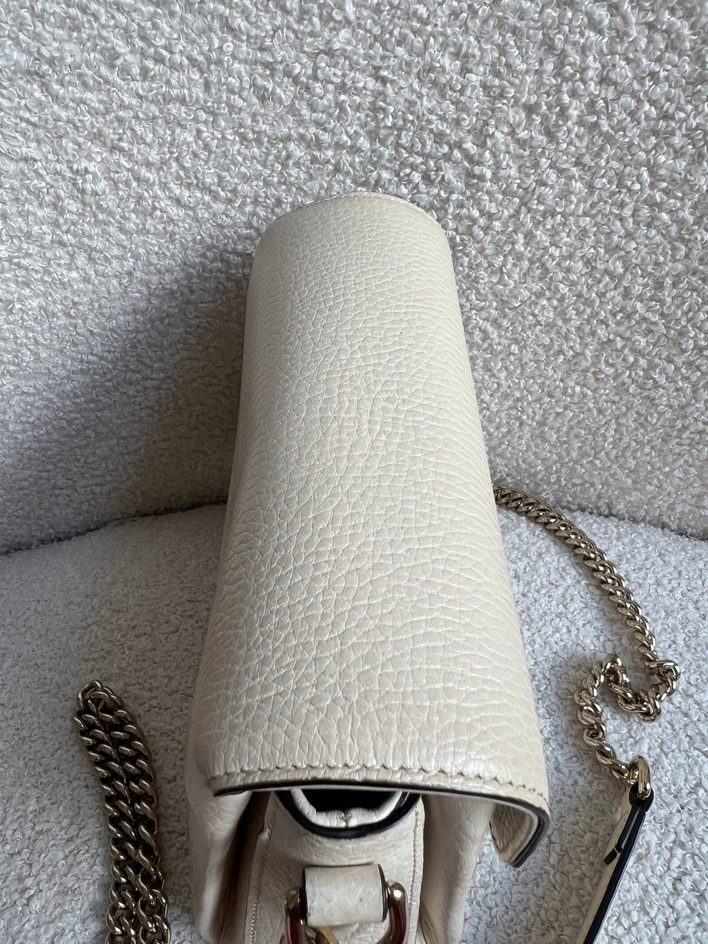 Gucci Interlocking GG Cream Mini Cross Body Bag