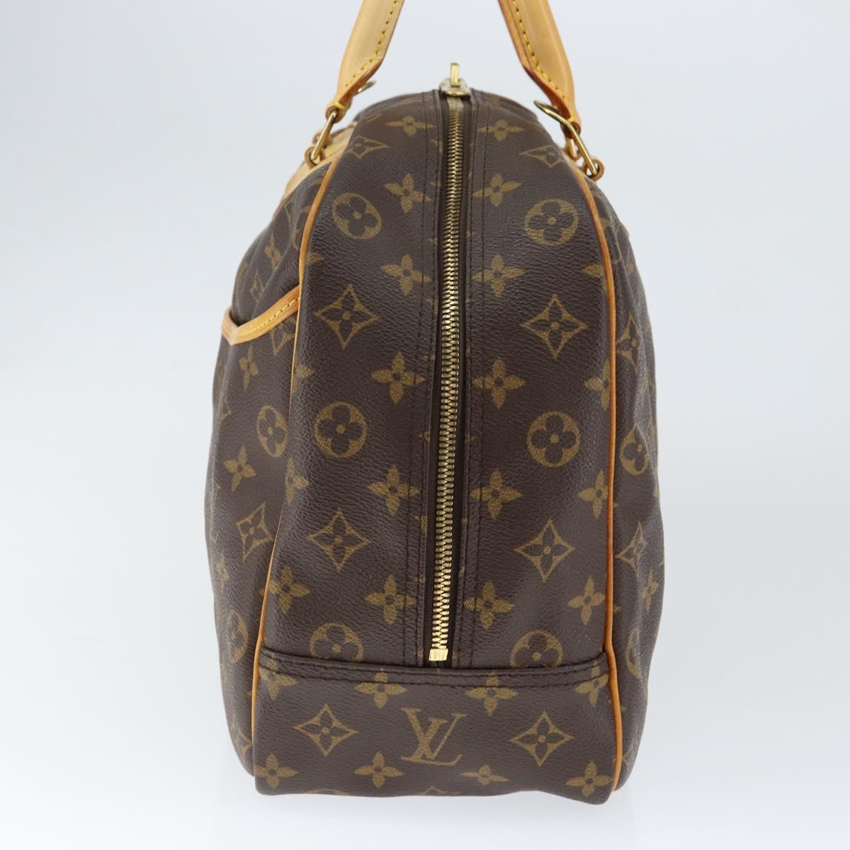 Louis Vuitton Deauville Handbag Monogram Canvas Brown Canvas Handbag (Pre-Owned)