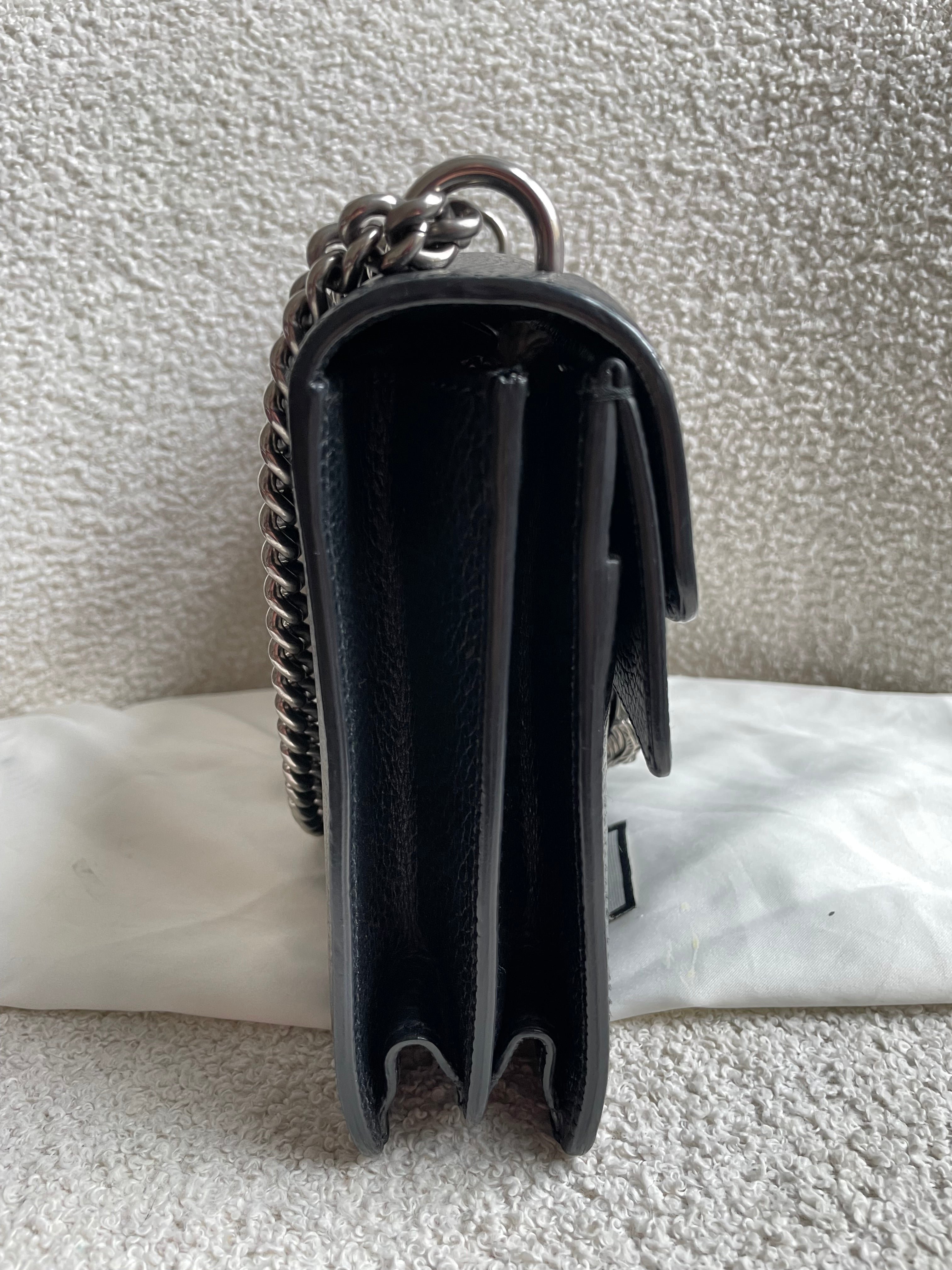 Gucci Dionysus GG Black Small Shoulder Bag (RRP £2,670)