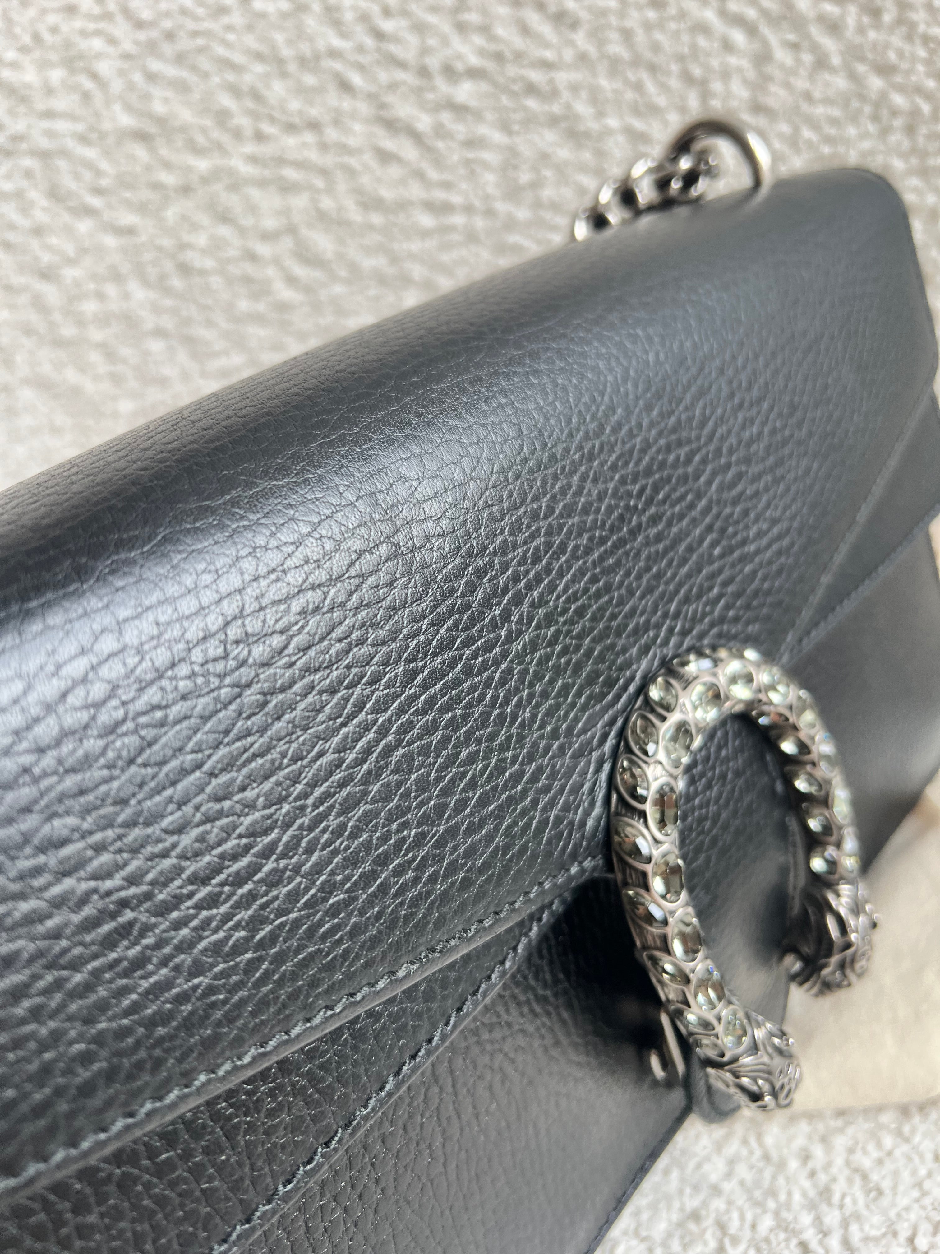Gucci Dionysus GG Black Small Shoulder Bag (RRP £2,670)