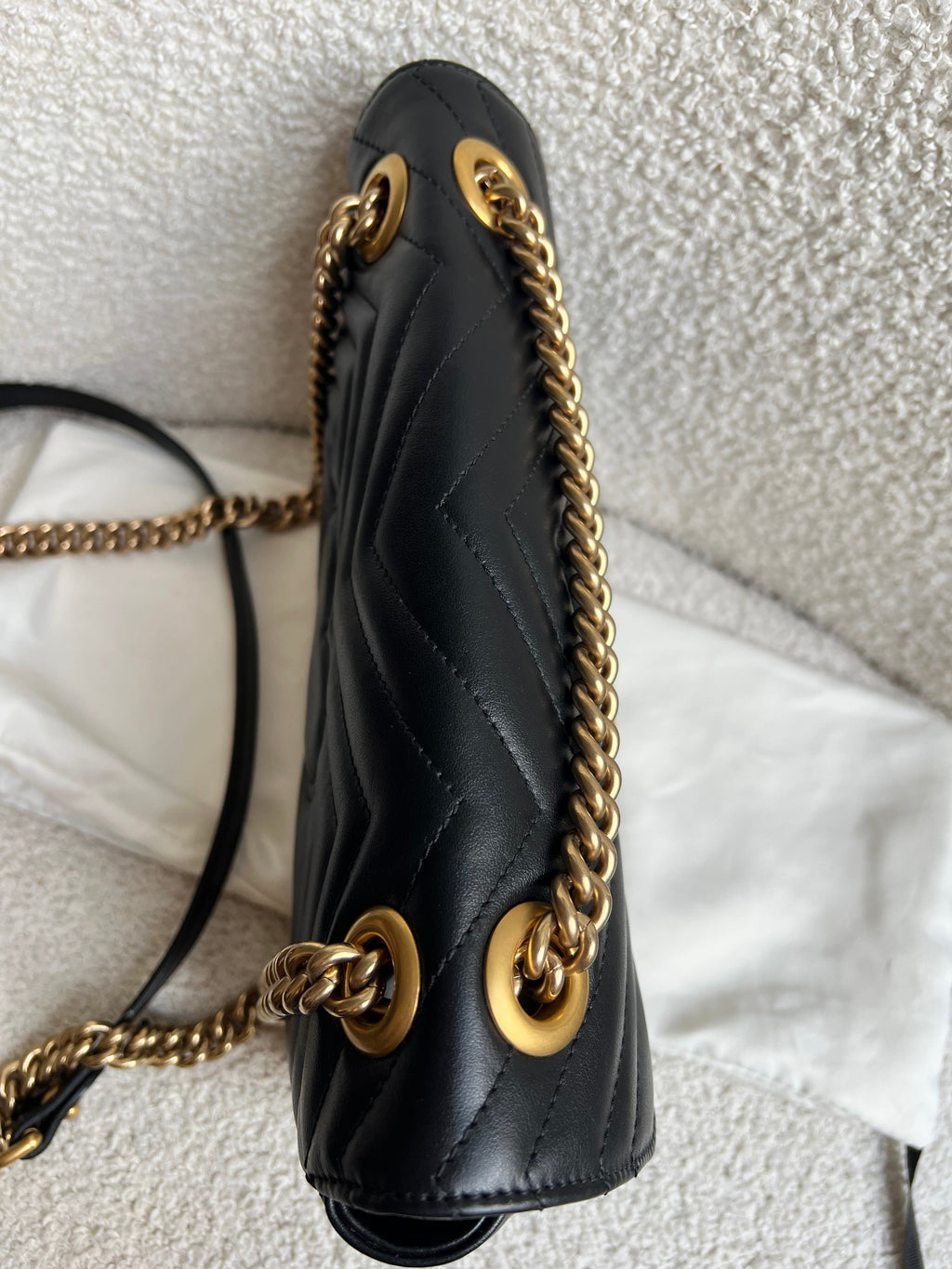 Gucci GG Black Marmont Small Shoulder Bag (RRP £2070)