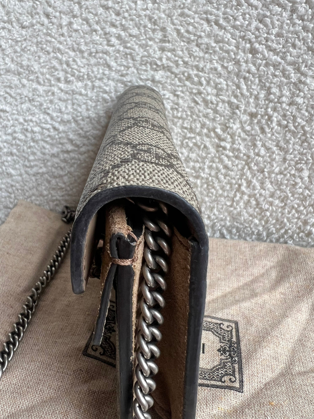 Gucci Dionysus GG Supreme Super Mini Shoulder Bag (RRP £890)