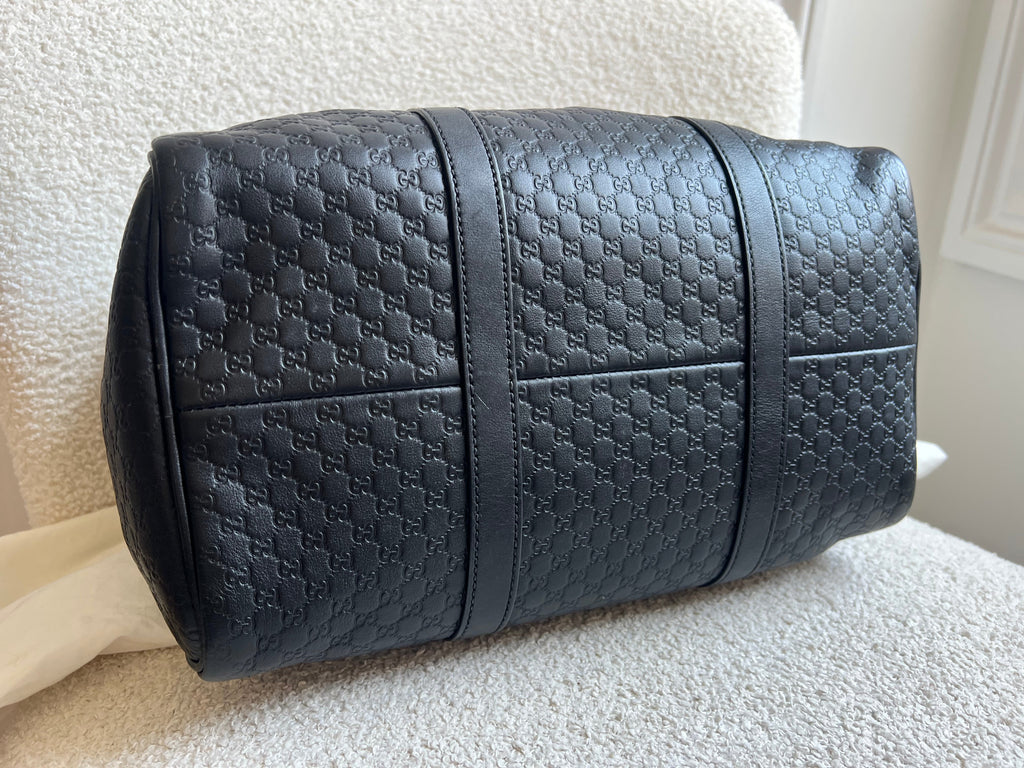 Gucci Black Guccissima Large Boston Joy (RRP £1250)