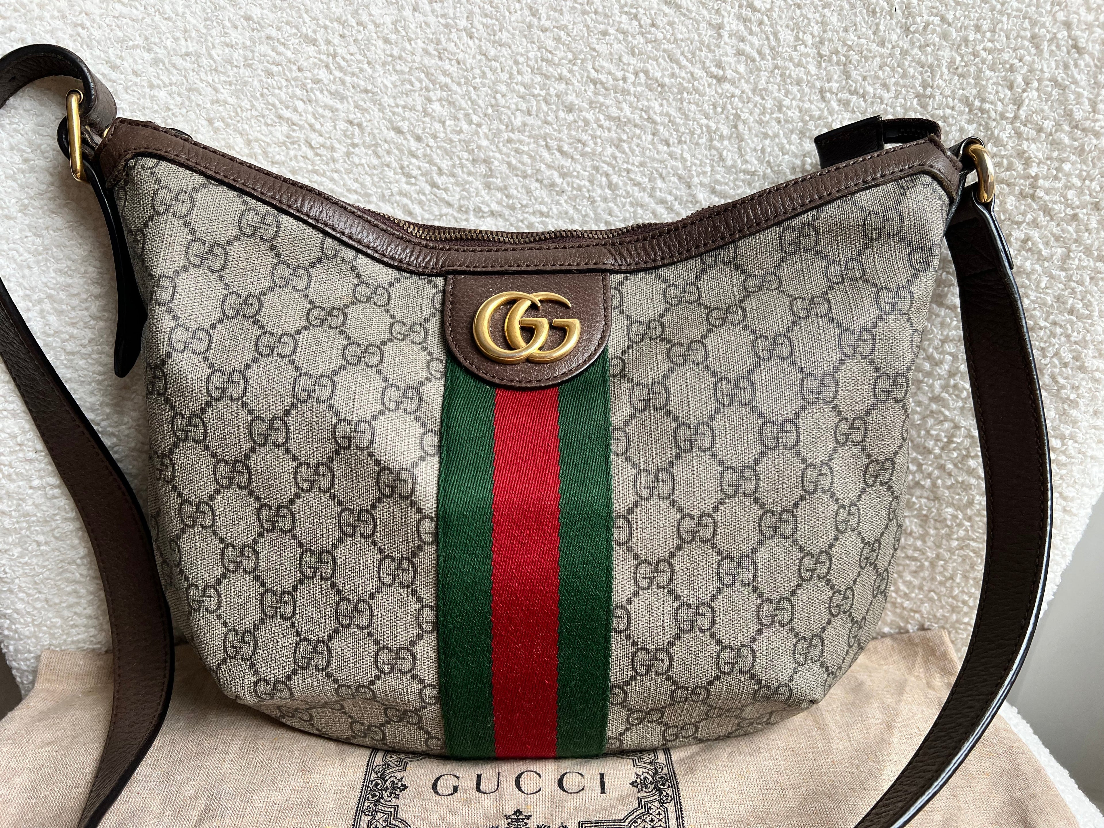 Gucci GG Supreme Ophidia Small Shoulder Bag (RRP £1190)