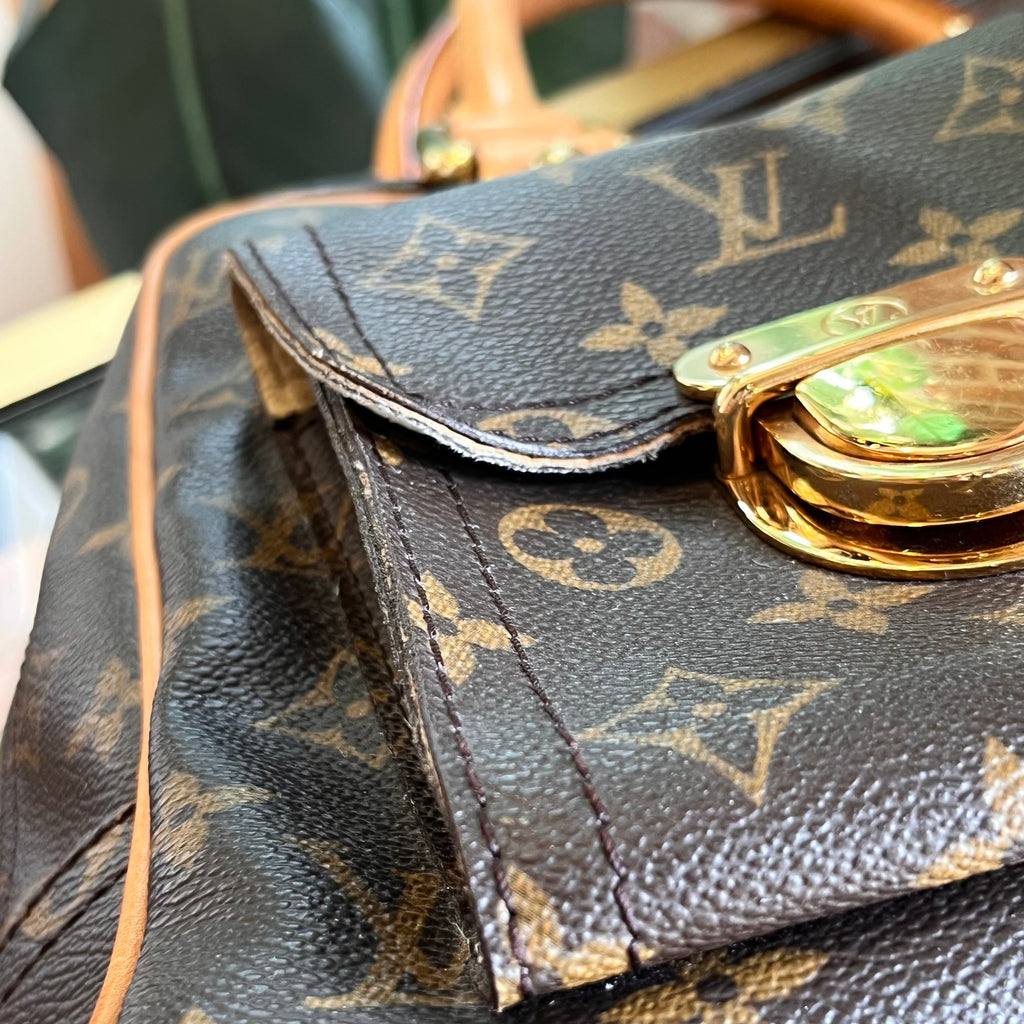 LOUIS VUITTON Manhattan GM Monogram Canvas Satchel Bag