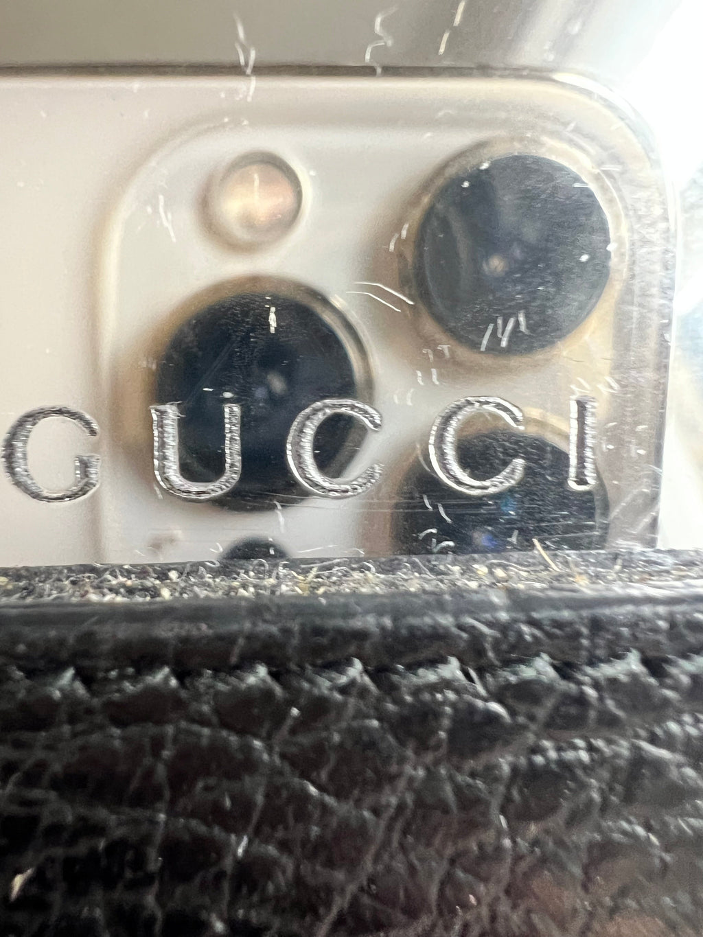 Gucci Black GG Marmont Chain Wallet (RRP £790)