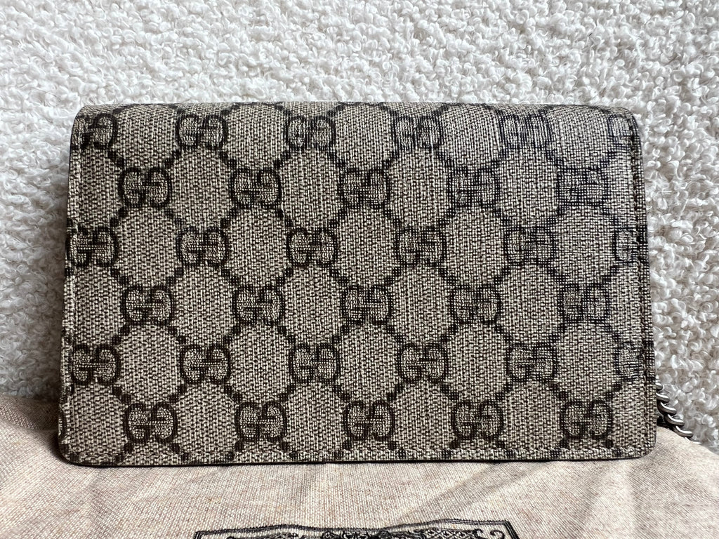 Gucci Dionysus GG Supreme Super Mini Shoulder Bag (RRP £890)