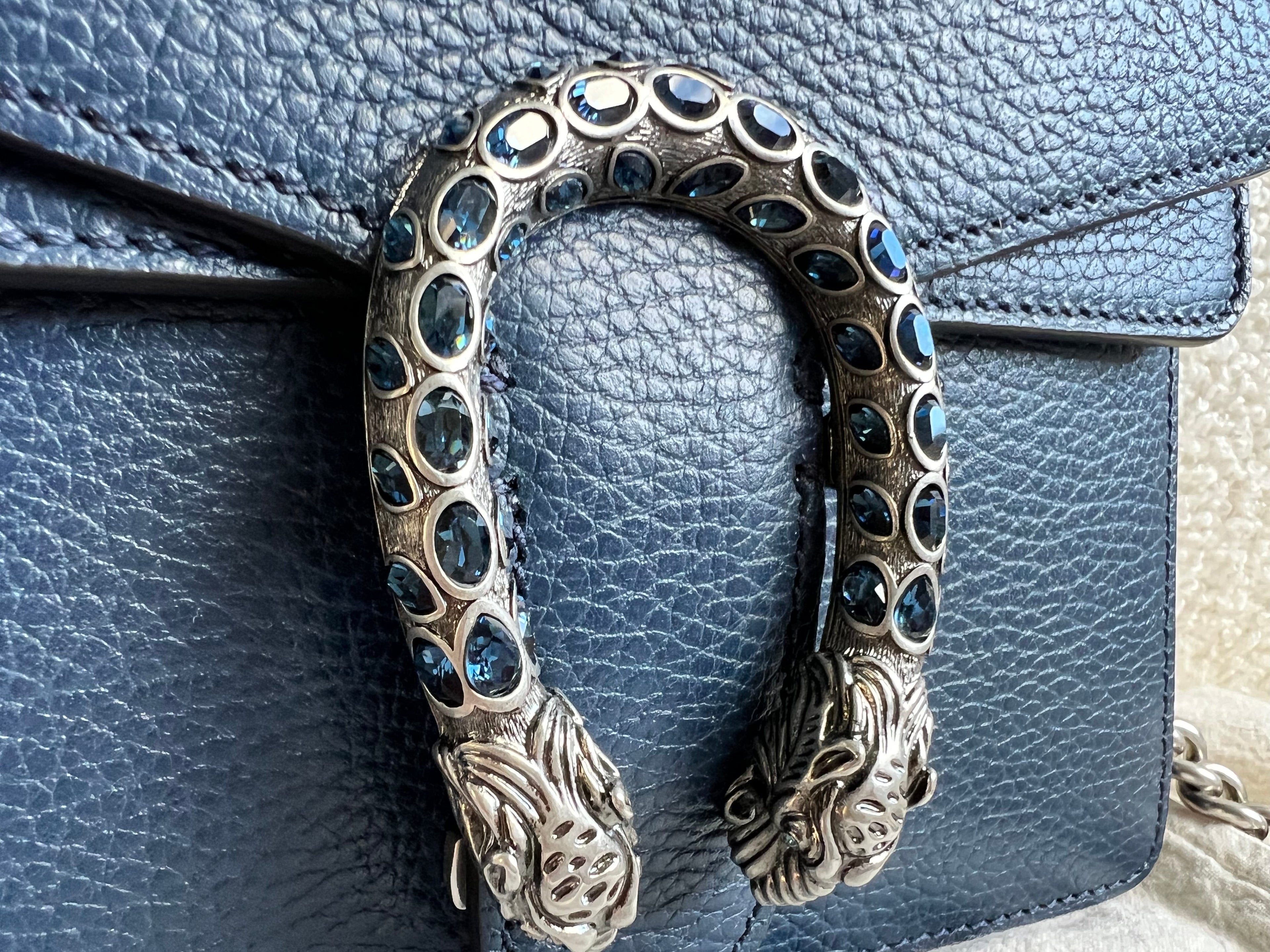 Gucci Dionysus Navy Blue Mini Bag (RRP £2050)