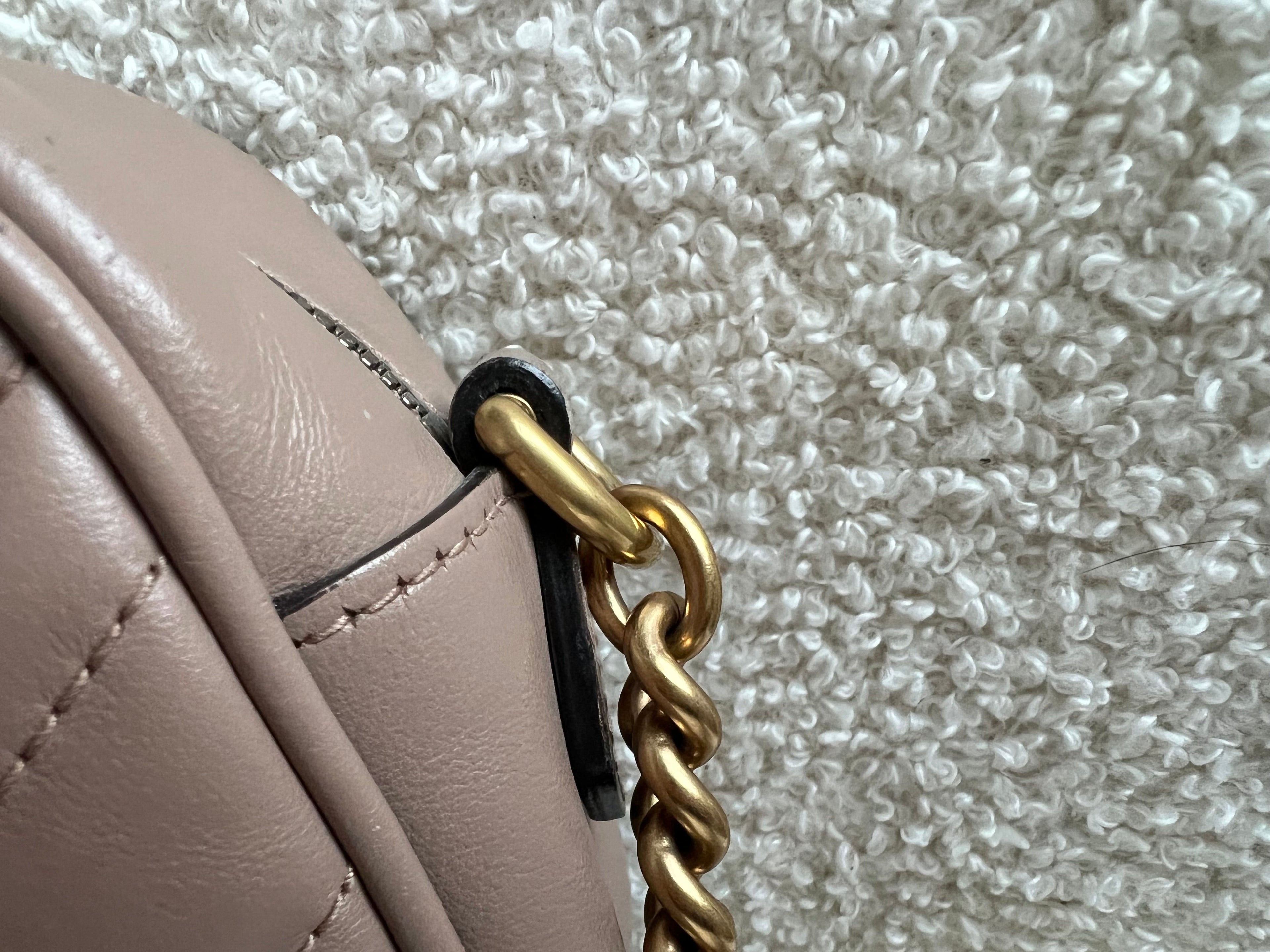 Gucci GG Marmont Dusty Pink Small Shoulder Bag (RRP £1440)
