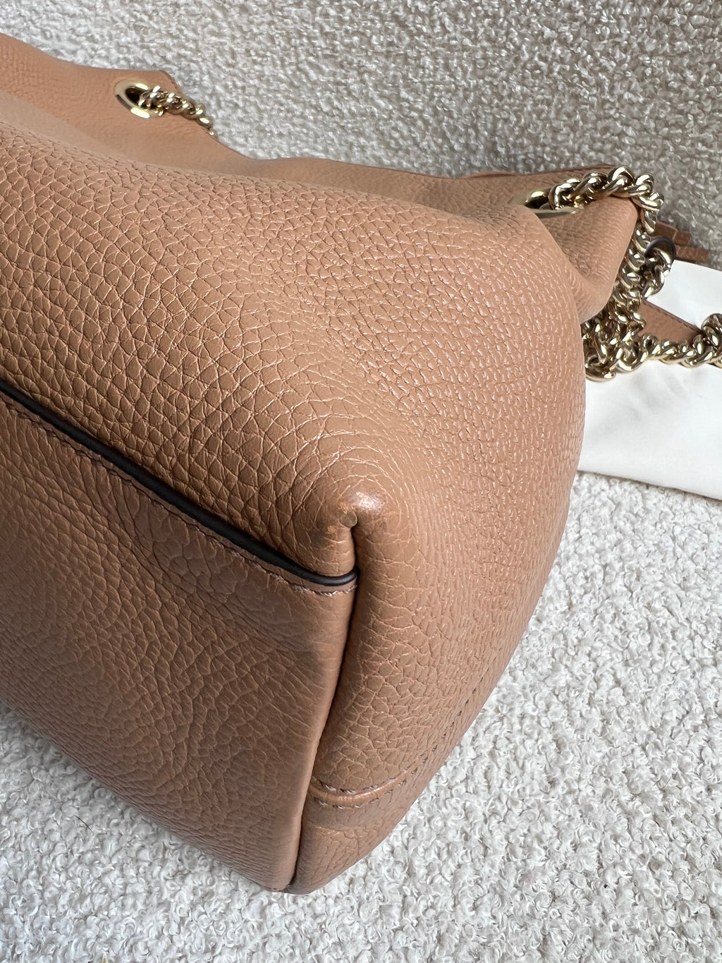 Gucci Rose Beige Soho Chain Tote (RRP £1350)