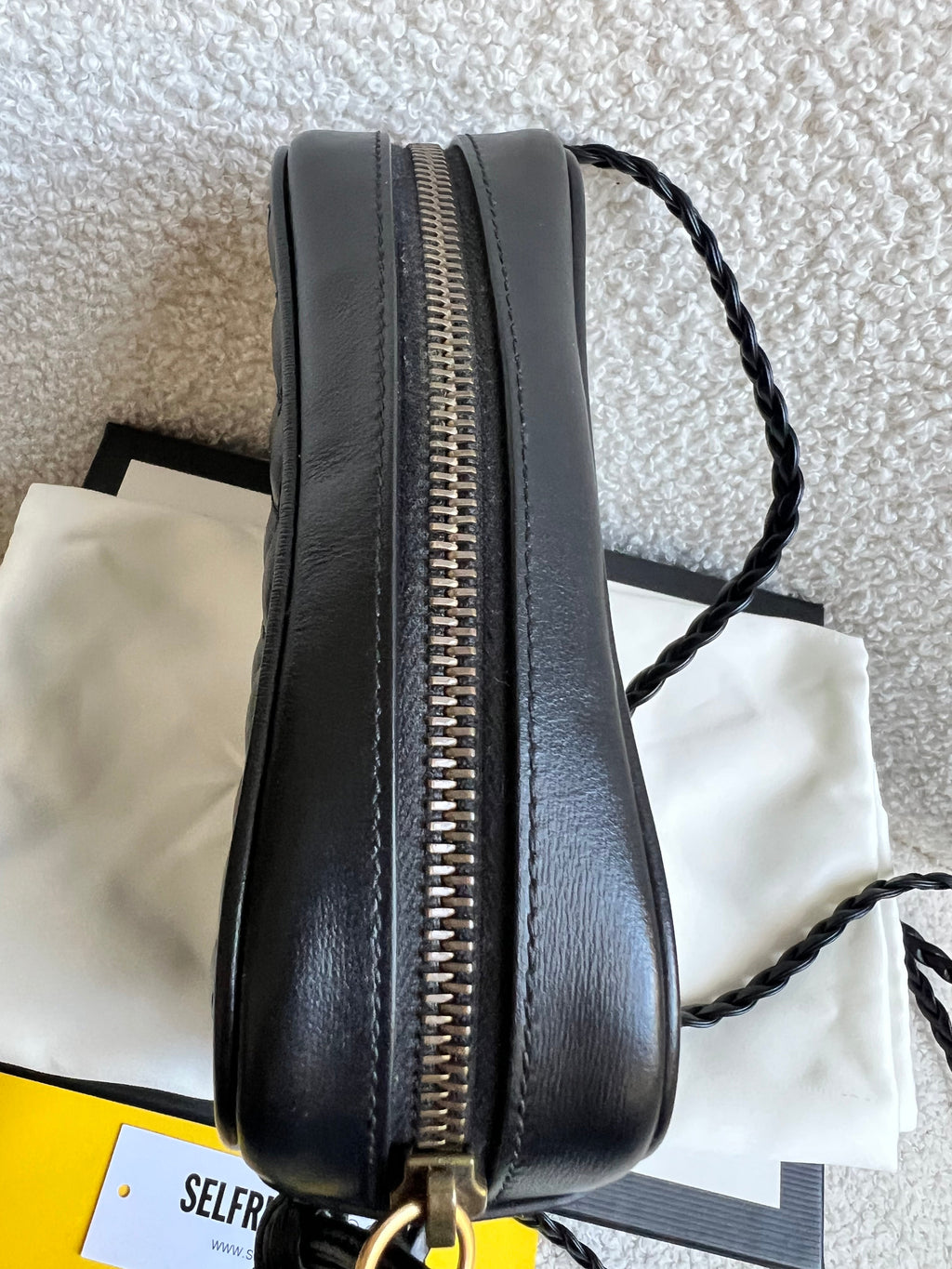 Gucci Mini Black Trapuntata Camera Bag
