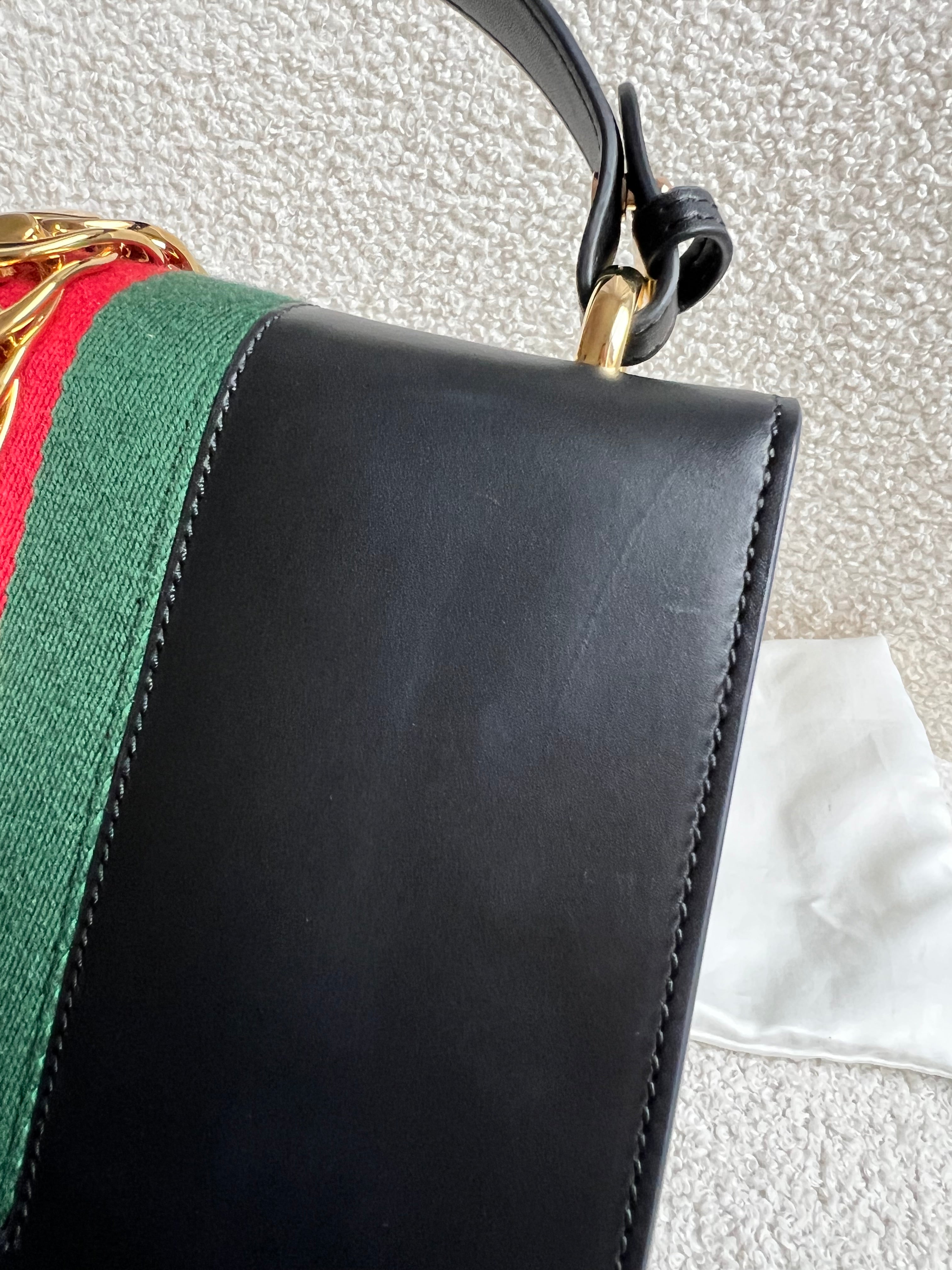 Gucci Navy Blue Sylvie Small Bag (RRP £1,920)