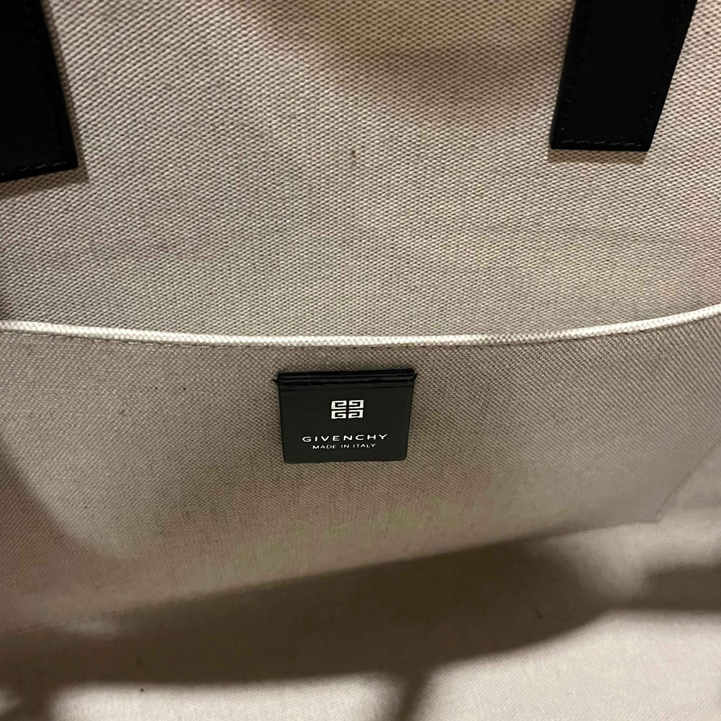 GIVENCHY 4G Logo Coated Canvas Shopping Tote