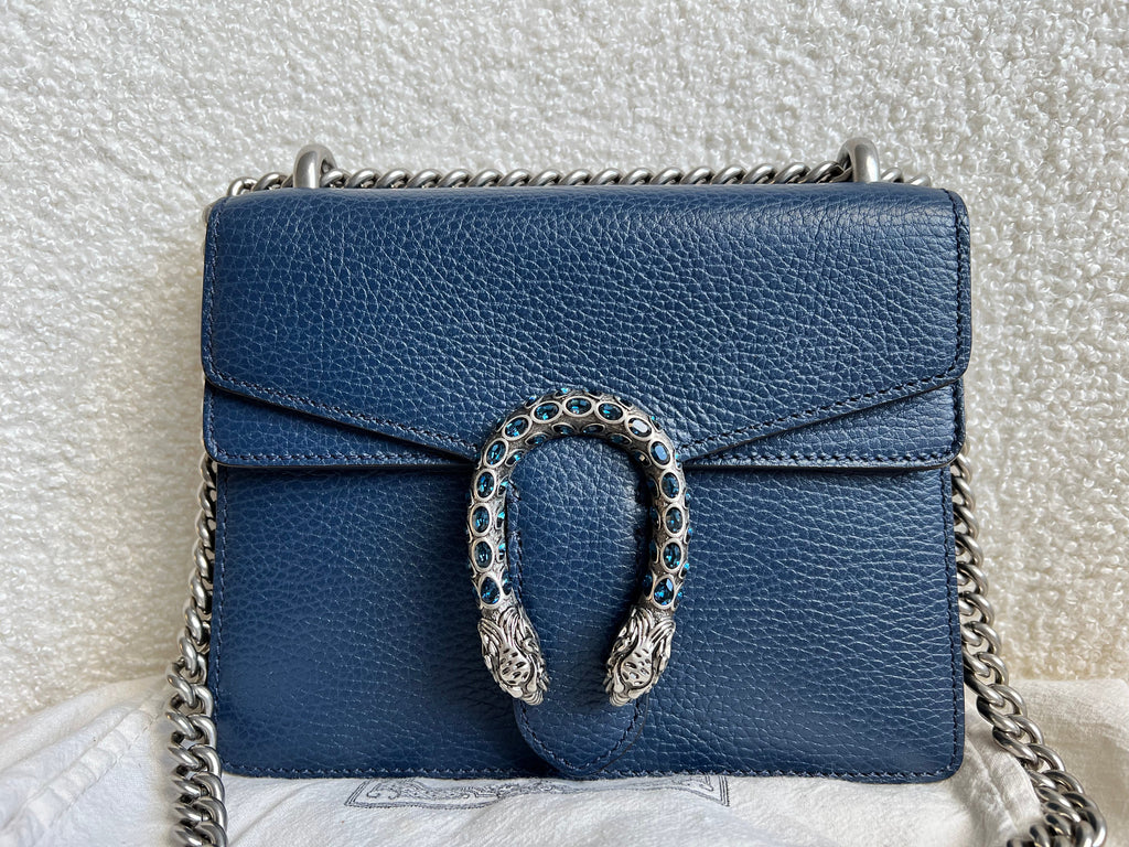 Gucci Dionysus Navy Blue Mini Bag (RRP £2050)