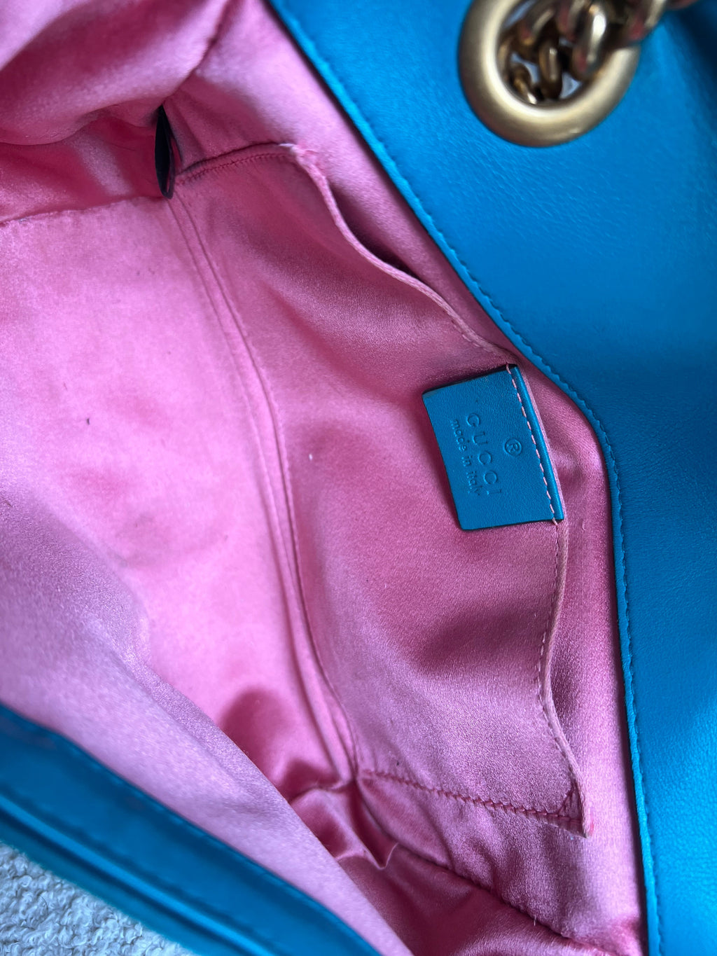 Gucci GG Mini Velvet Marmont Mini Shoulder Bag (RRP £1295)