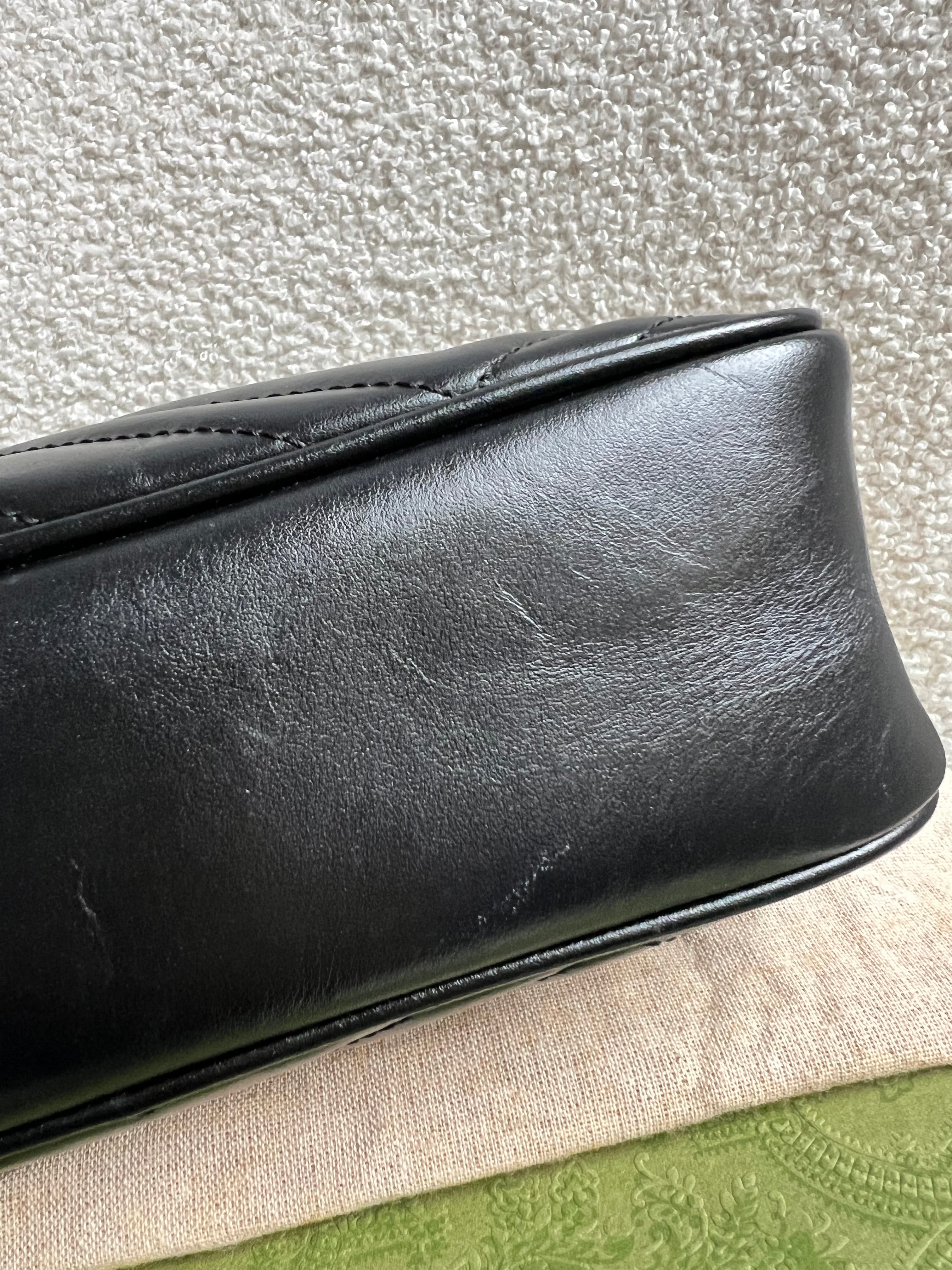 Gucci GG Black Marmont Small Shoulder Bag (RRP £1440)