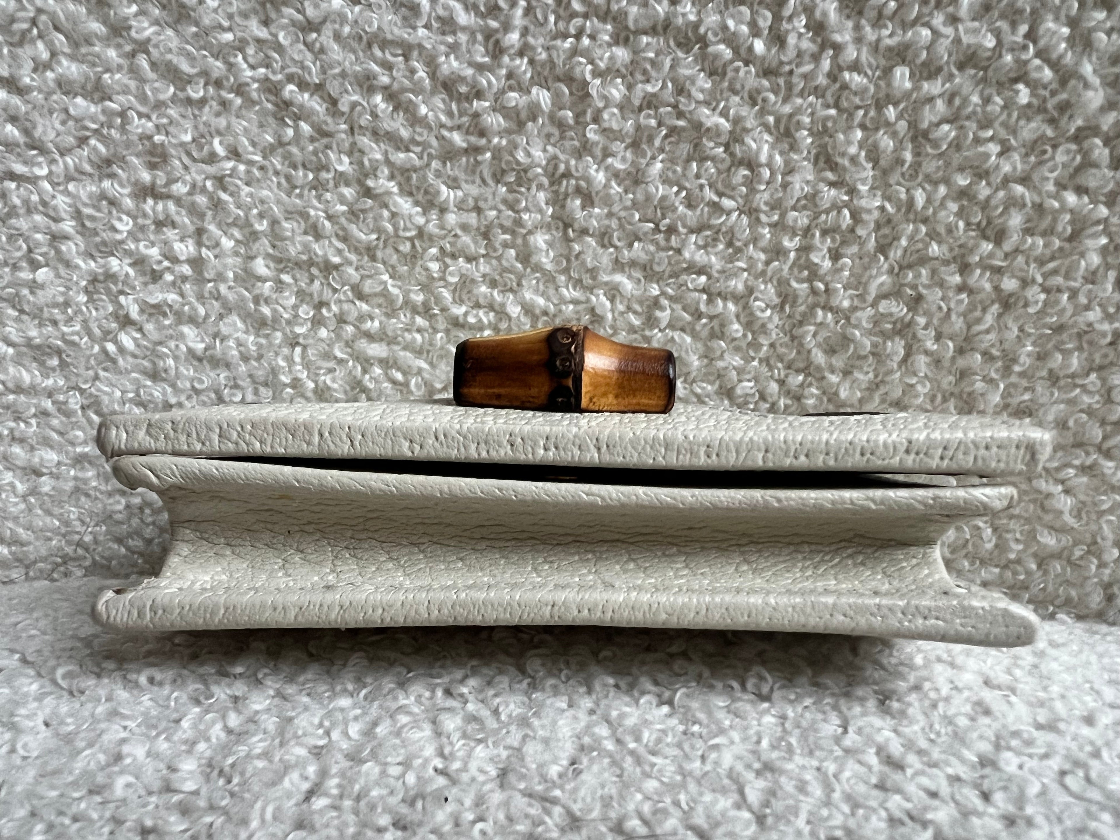 Gucci Diana Bamboo Card Case Wallet