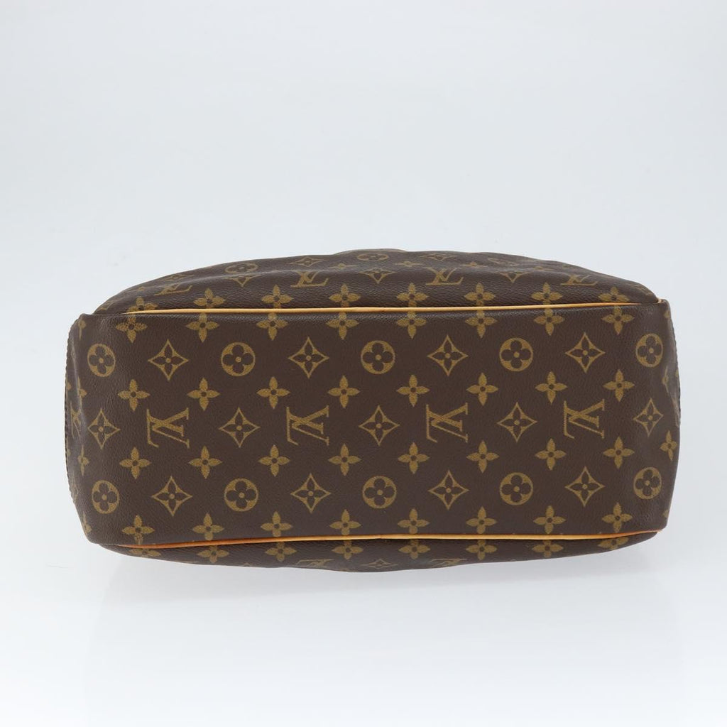 Louis Vuitton Deauville Handbag Monogram Canvas Brown Canvas Handbag (Pre-Owned)