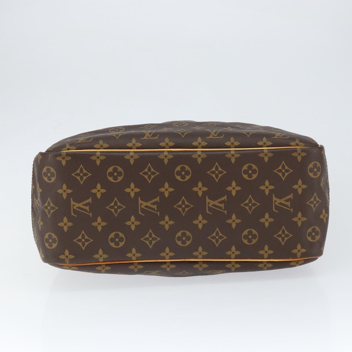 Louis Vuitton Deauville Handbag Monogram Canvas Brown Canvas Handbag (Pre-Owned)