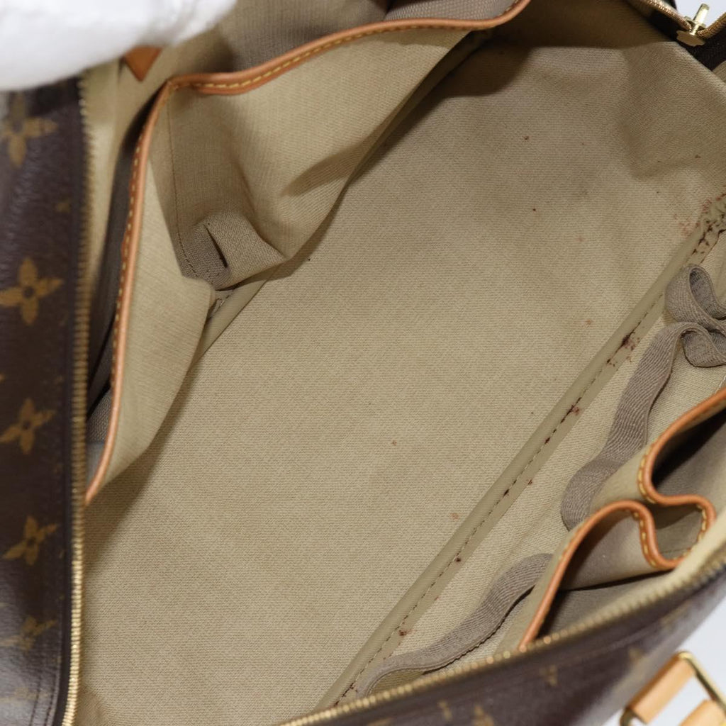 Louis Vuitton Deauville Handbag Monogram Canvas Brown Canvas Handbag (Pre-Owned)