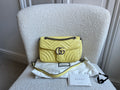 Gucci GG Yellow Marmont Small Shoulder Bag (RRP £2070)