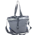 Bottega Veneta Black And Blue Nylon Convertible Women's Tote (Pre-Owned)
