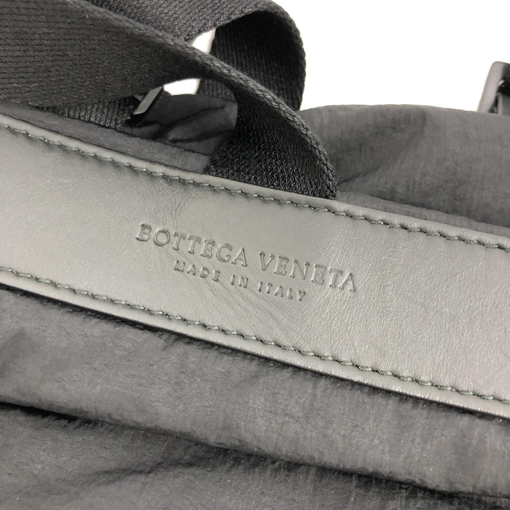 Bottega Veneta Black And Blue Nylon Convertible Women's Tote (Pre-Owned)