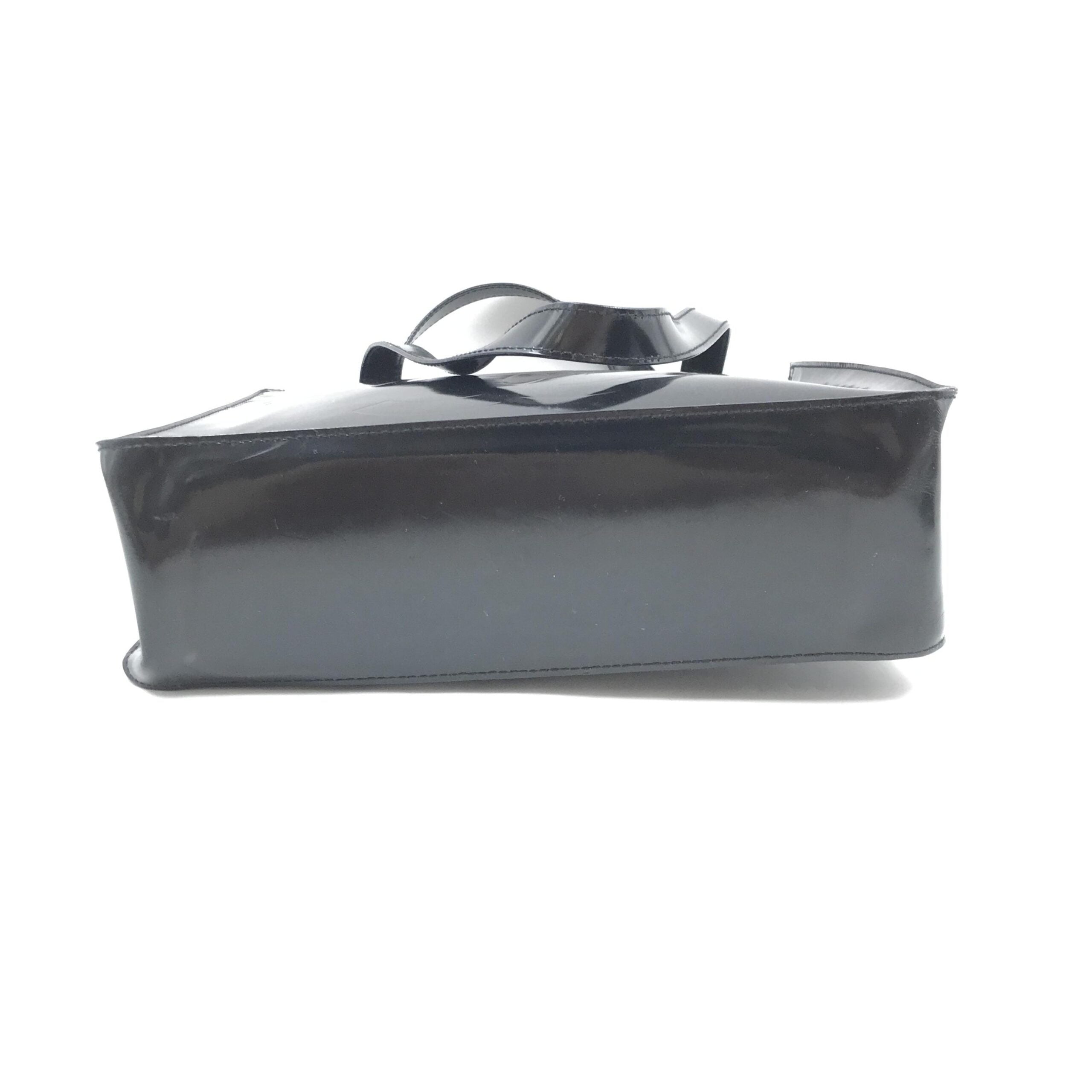 Chanel Black Patent Leather Women's Tote (Pre-Owned)