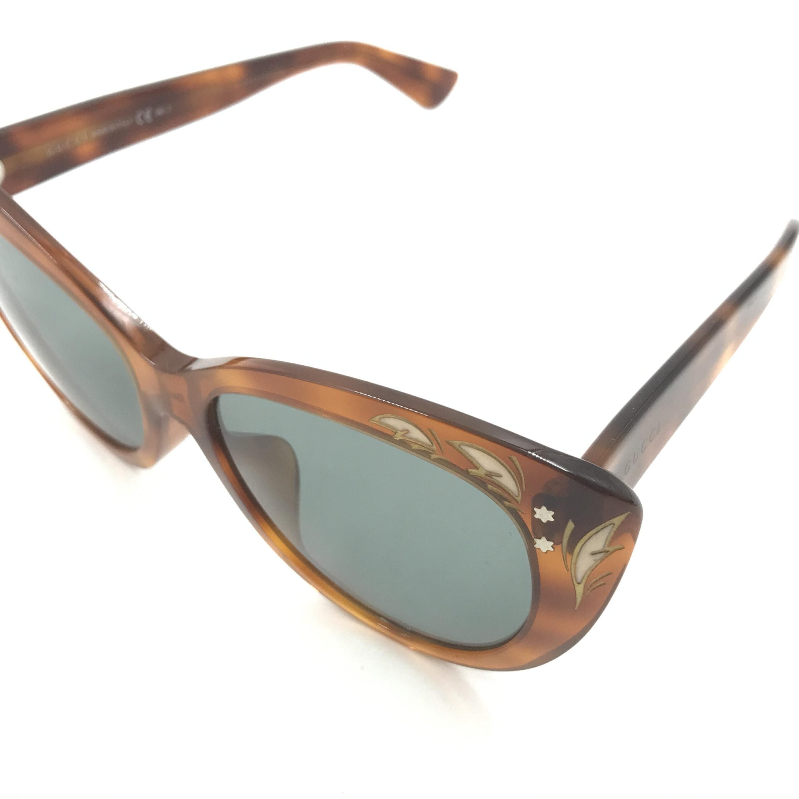 Gucci Cat Eye Sunglasses With Tortoise Women's Shell (Pre-Owned)