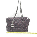 Chanel Paris-Byzance Chain Shoulder Bag Purple Women's Nylon (Pre-Owned)