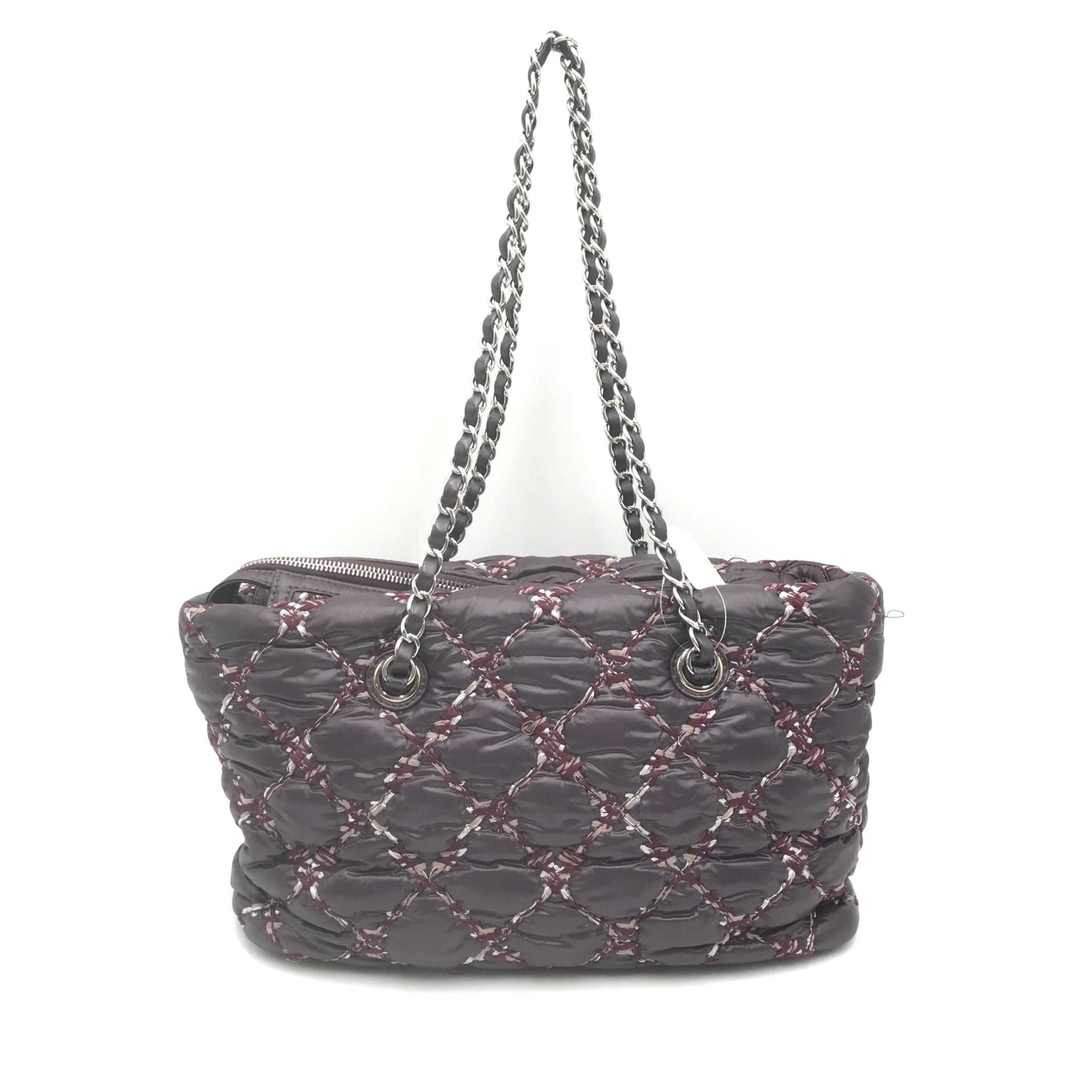 Chanel Paris-Byzance Chain Shoulder Bag Purple Women's Nylon (Pre-Owned)