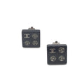 Chanel Coco Mark Square Clip-On Women's Earrings (Pre-Owned)
