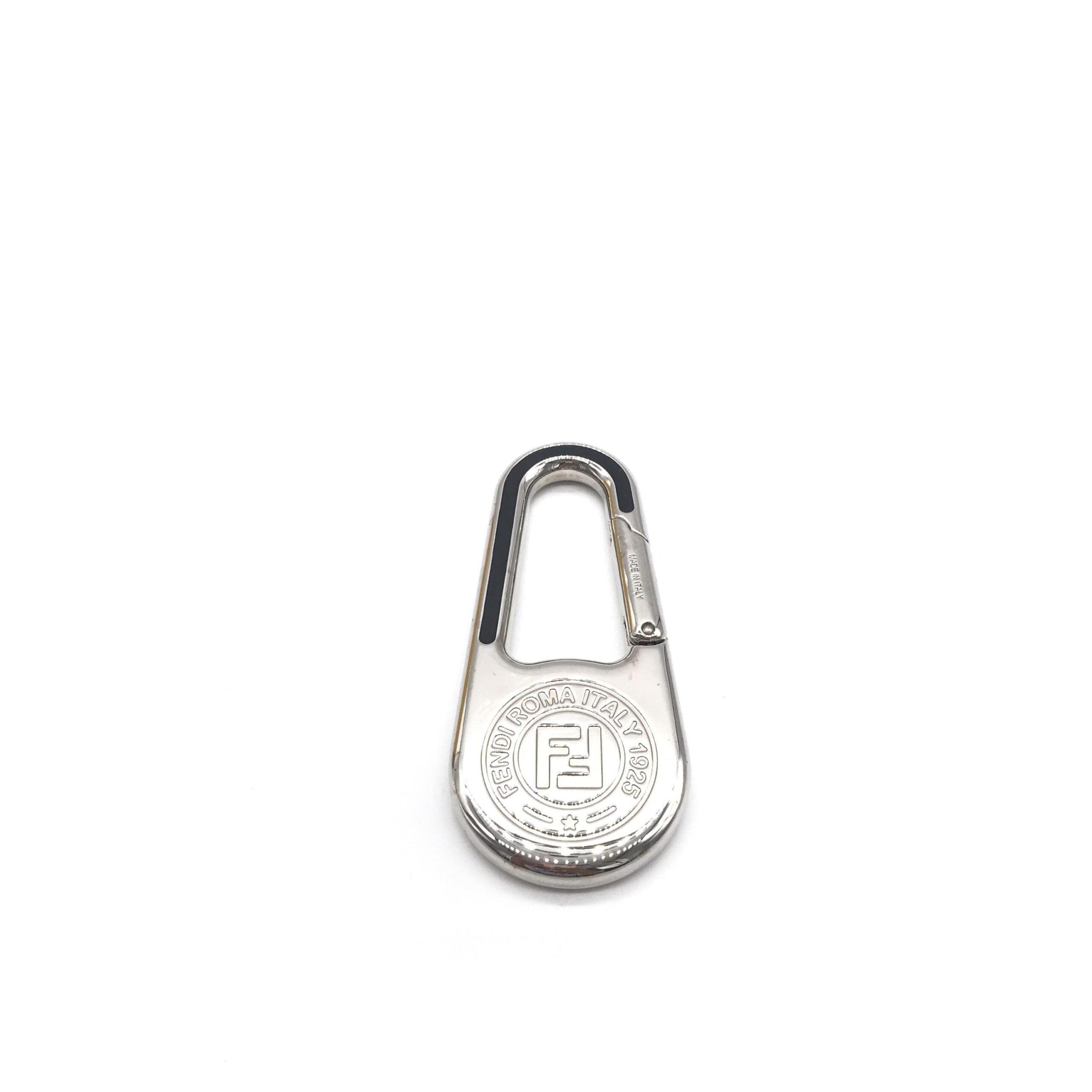 Fendi Silver Metal Compass Charm  Keychain (Pre-Owned)