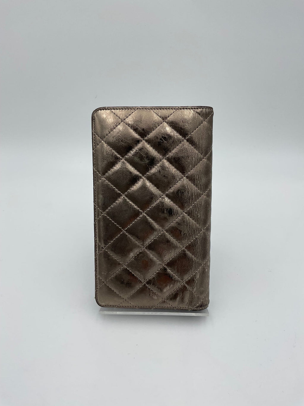 Chanel CHANEL Matèlassè Platinum Women's Wallet (Pre-Owned)