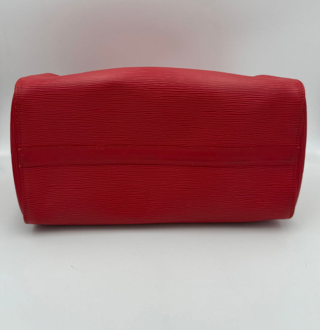 Louis Vuitton LOUIS VUITTON Speedy 35 EPI Red Women's Handbag (Pre-Owned)
