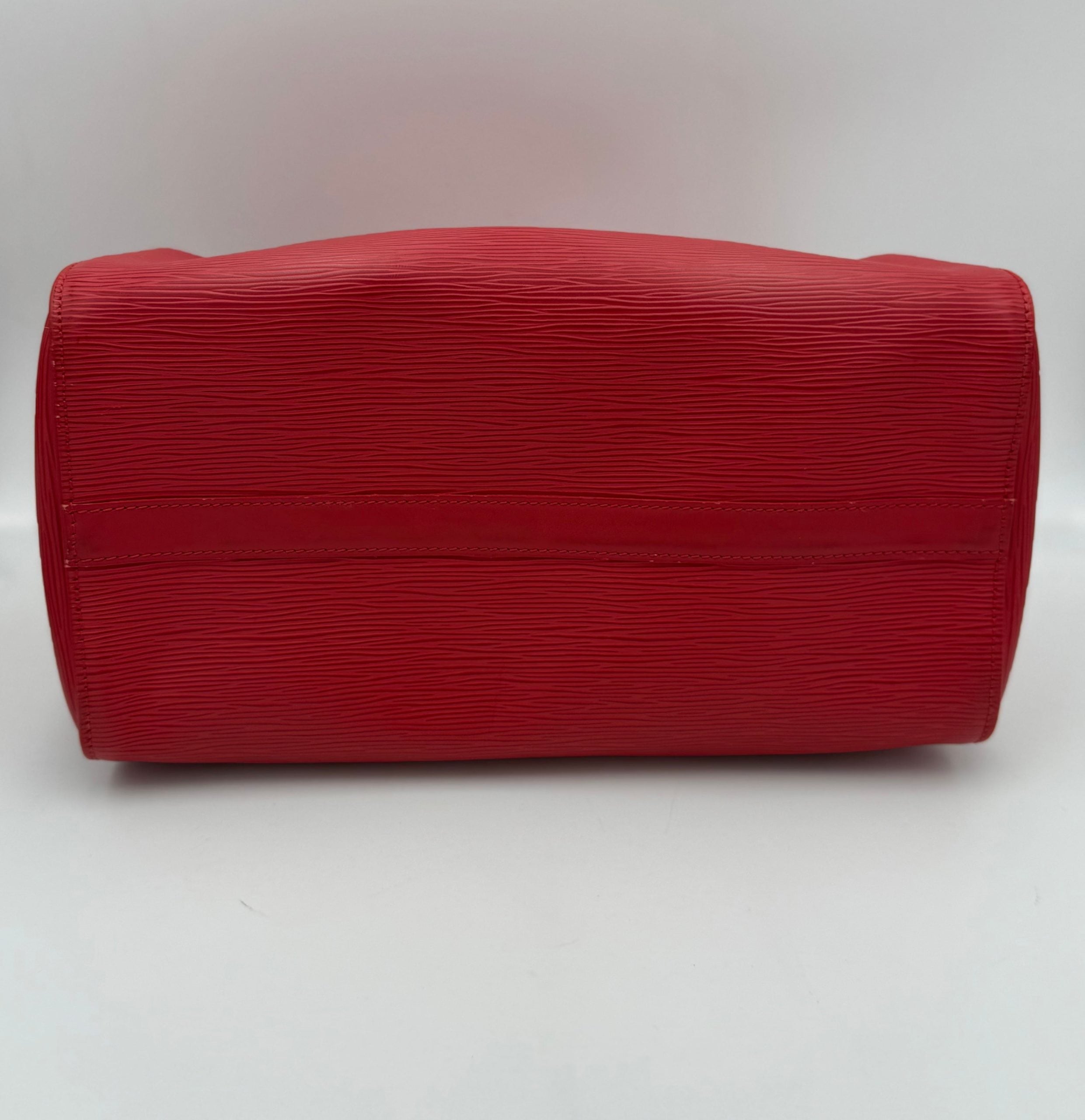 Louis Vuitton LOUIS VUITTON Speedy 35 EPI Red Women's Handbag (Pre-Owned)