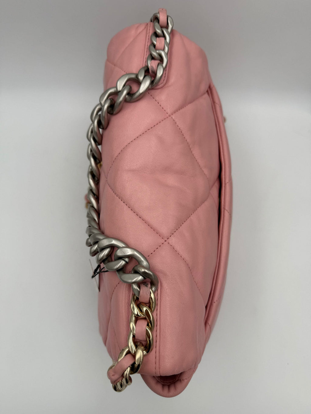 Chanel CHANEL 19 Medium Pink Women's Handbag (Pre-Owned)