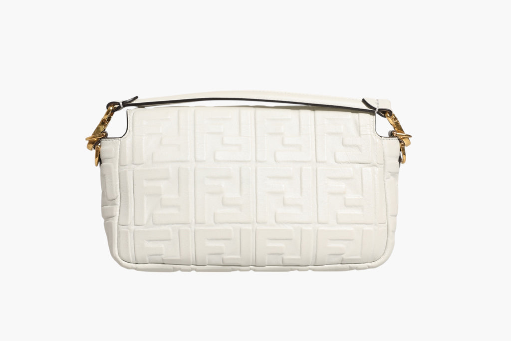 Fendi FF Embossed Women'suette Nappa Leather Women's Bag (Pre-Owned)