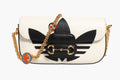 Gucci Gucci x Adidas Horsebit 1955  White Black Calfskin Leather Shoulder Women's Bag (Pre-Owned)