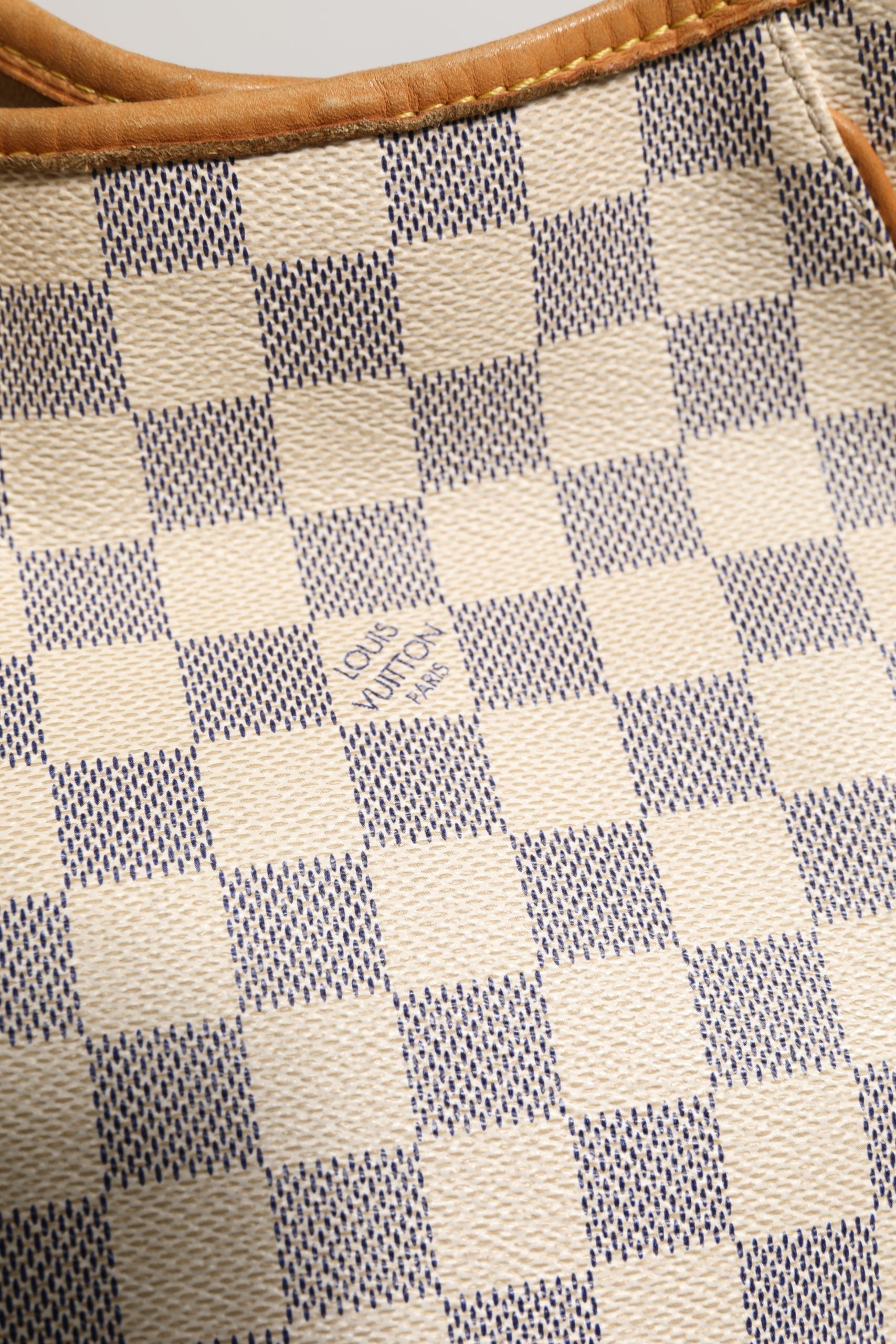 Louis Vuitton Damier Azur Canvas Galliera PM Shoulder Women's Bag (Pre-Owned)