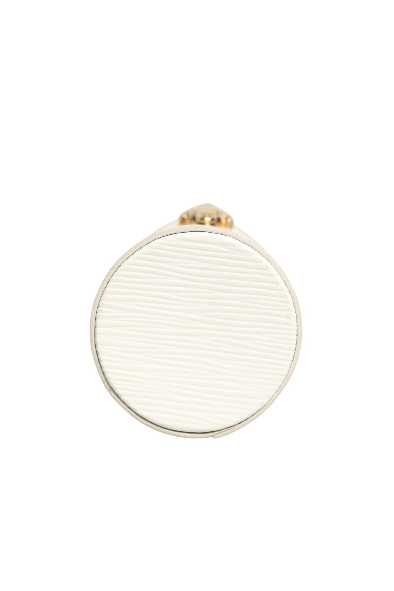 Louis Vuitton Travel Case White Epi Women's Leather (Pre-Owned)